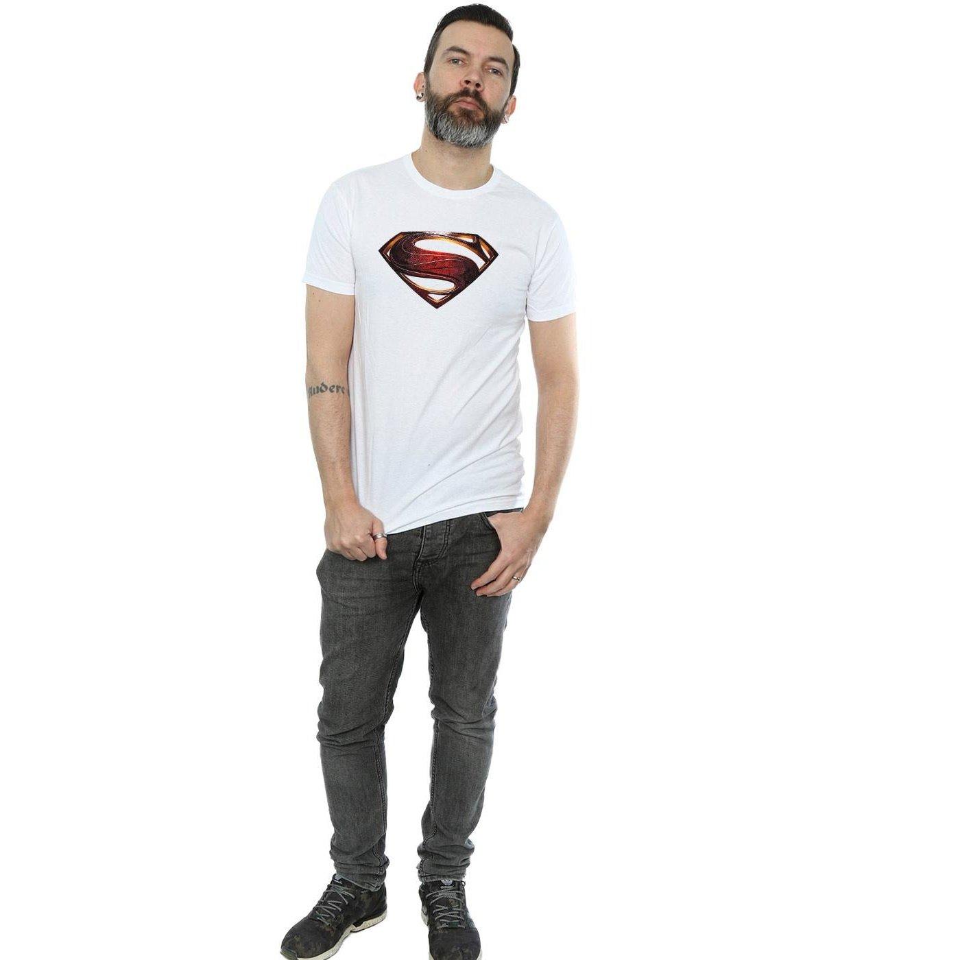 SUPERMAN Distressed Shield Logo T-Shirt