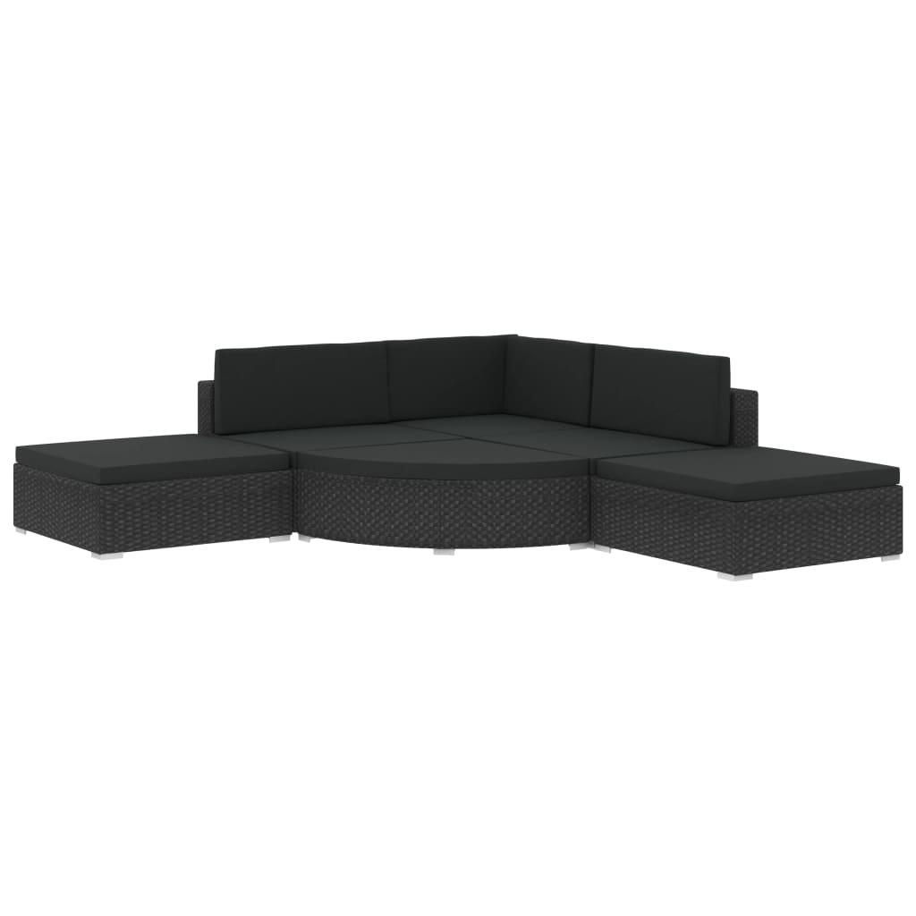 VidaXL Gartensofa poly-rattan