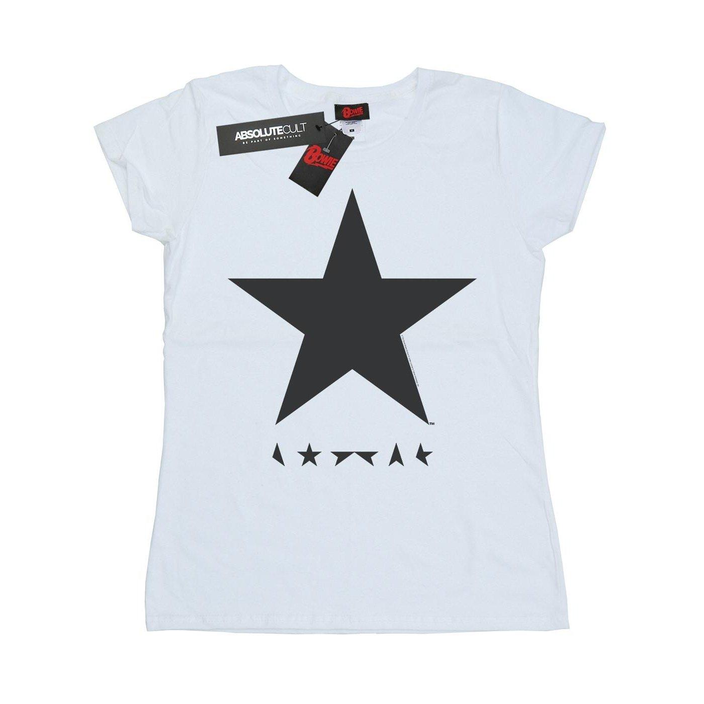 David Bowie T-Shirt mit Sternenprint