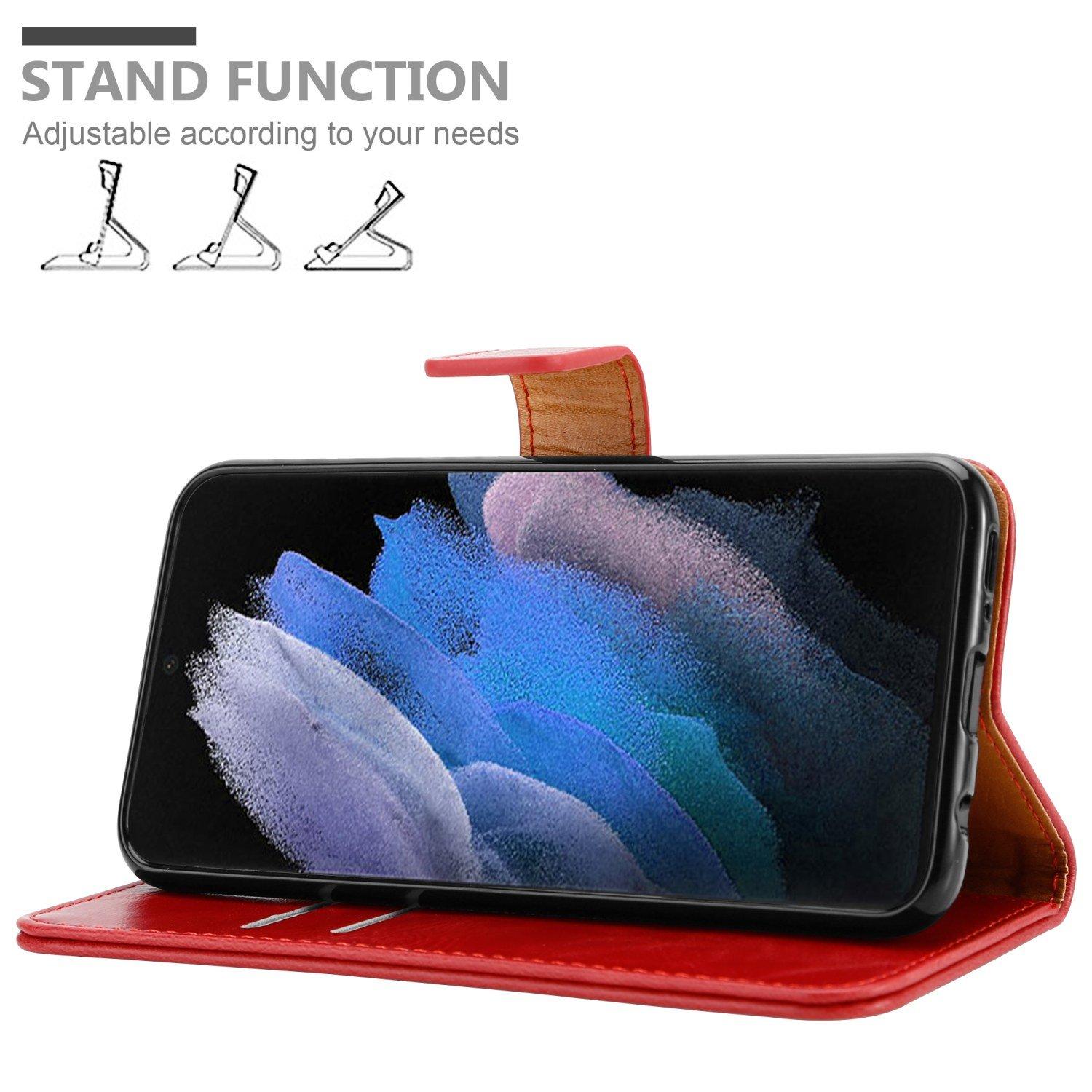 Cadorabo Hülle für Samsung Galaxy S22 ULTRA Magnetverschluss, Kartenfach