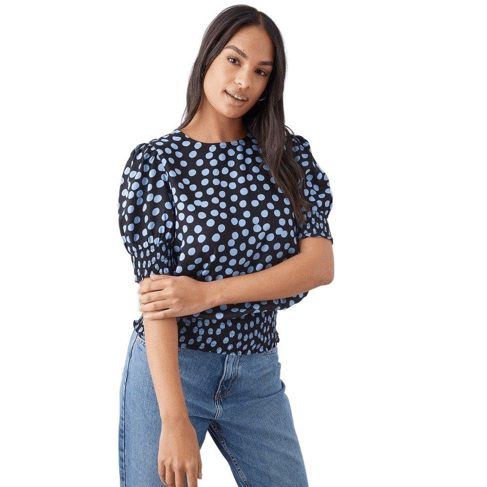 Dorothy Perkins Bluse mit gerafftem Saum