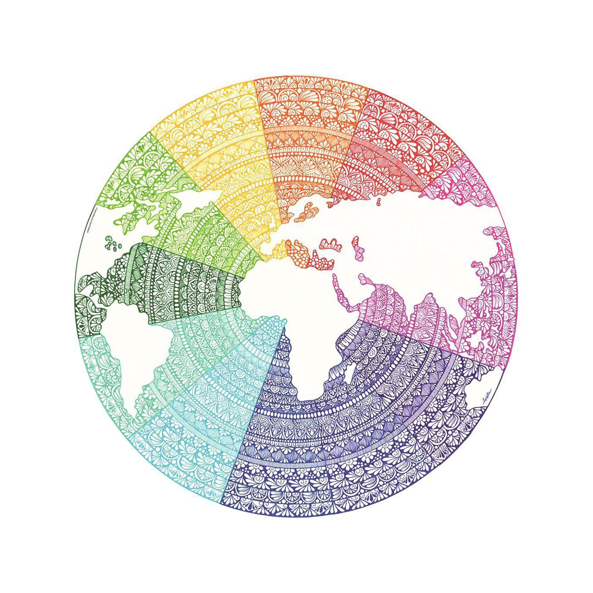 Ravensburger Puzzle Circle of Colors - Mandala, 500 Teile