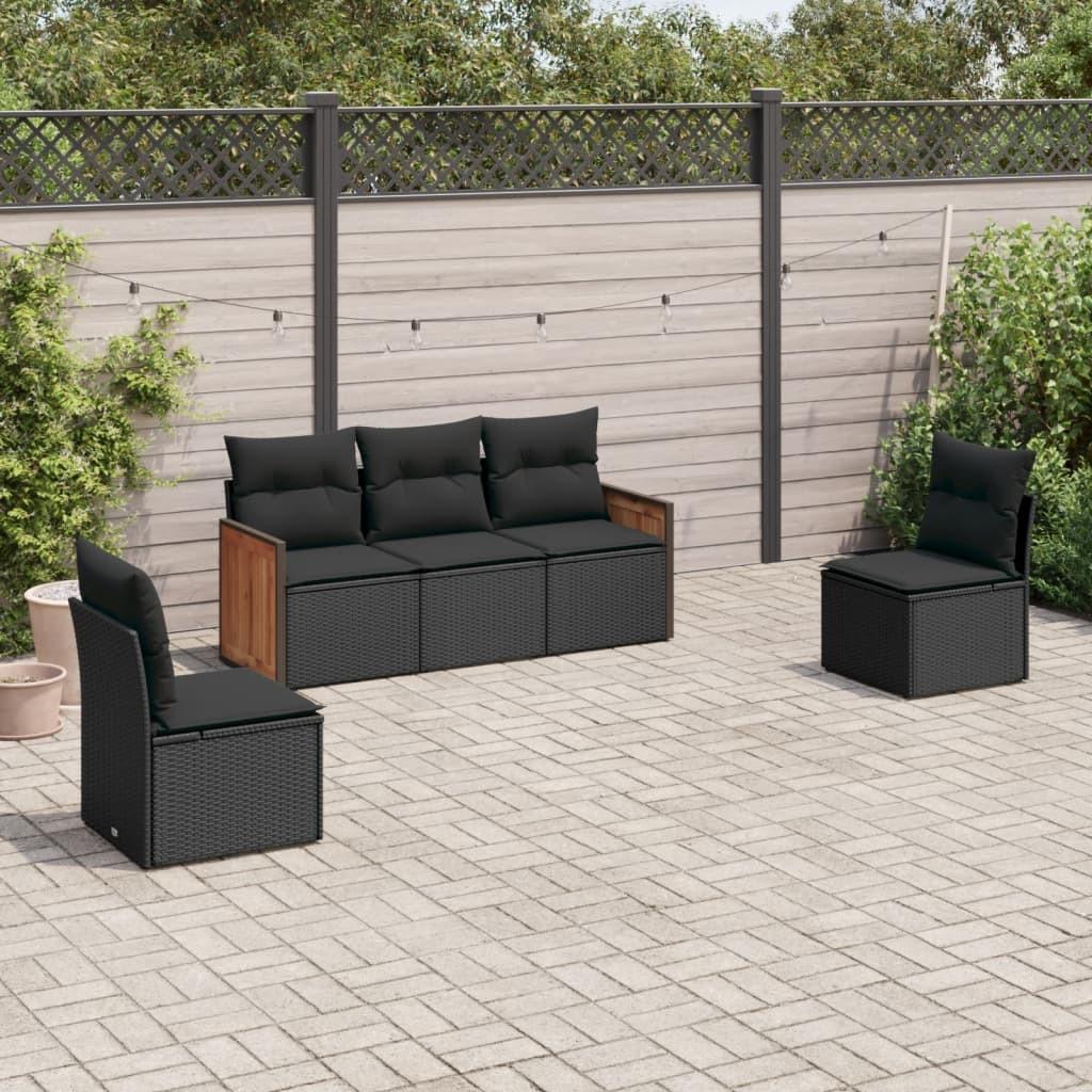 VidaXL Garten sofagarnitur poly-rattan