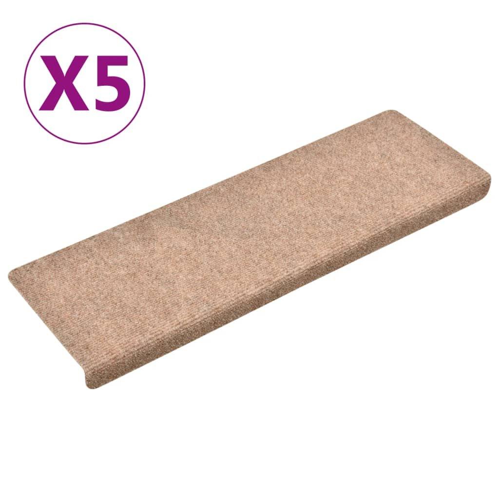 VidaXL Treppenmatten 5 stk. nadelvlies polypropylen