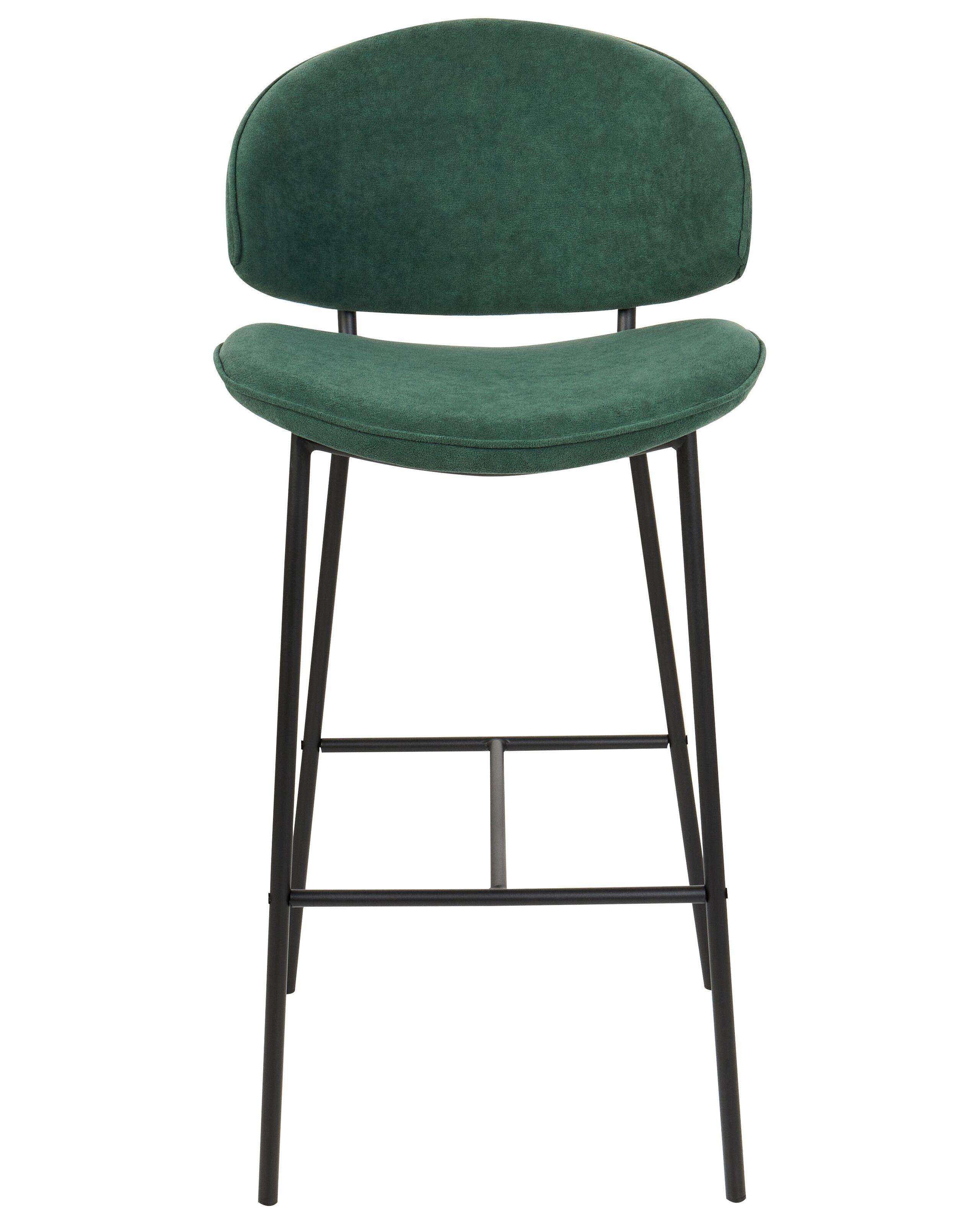 Beliani Set mit 2 Barstühlen aus Polyester Modern KIANA