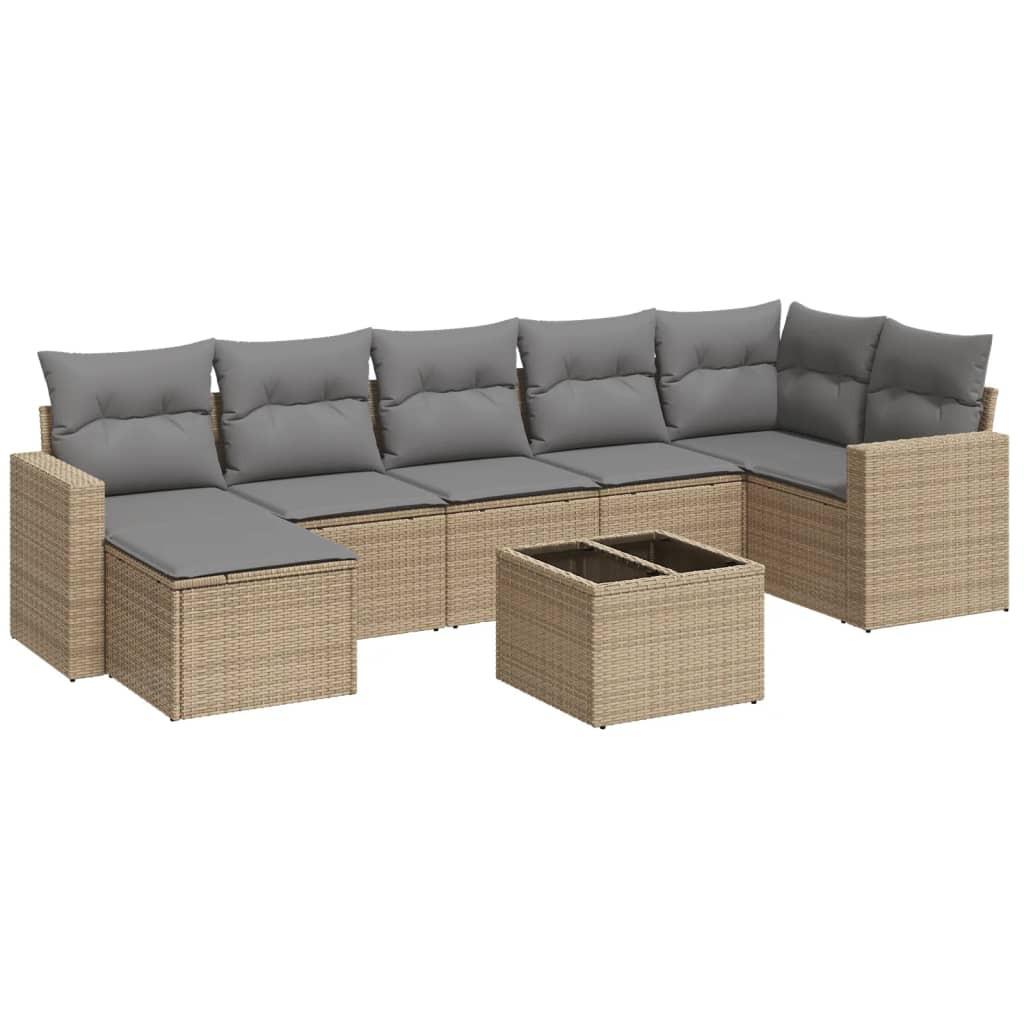 VidaXL Garten sofagarnitur poly-rattan