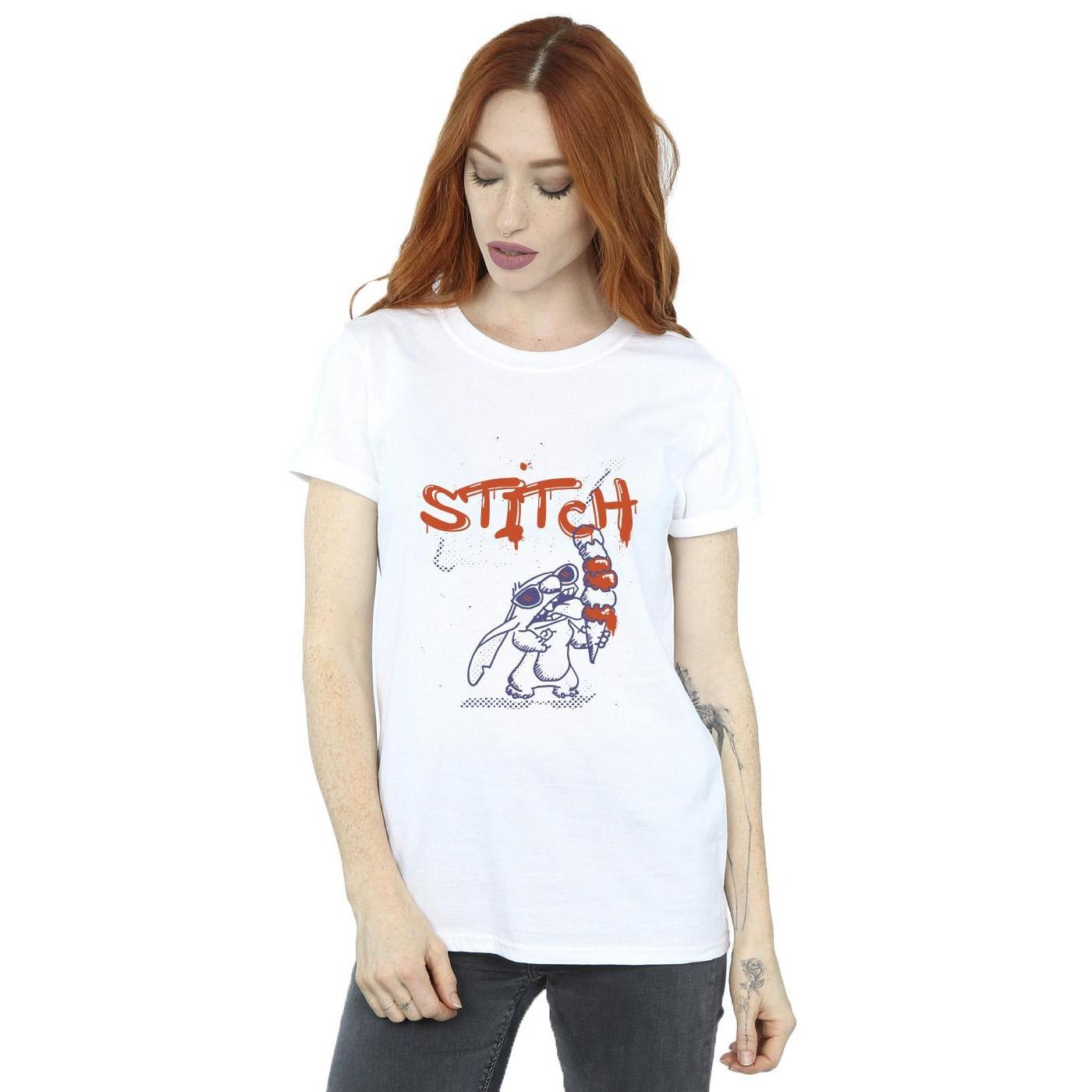 Disney Stitch Grafikdruck T-Shirt