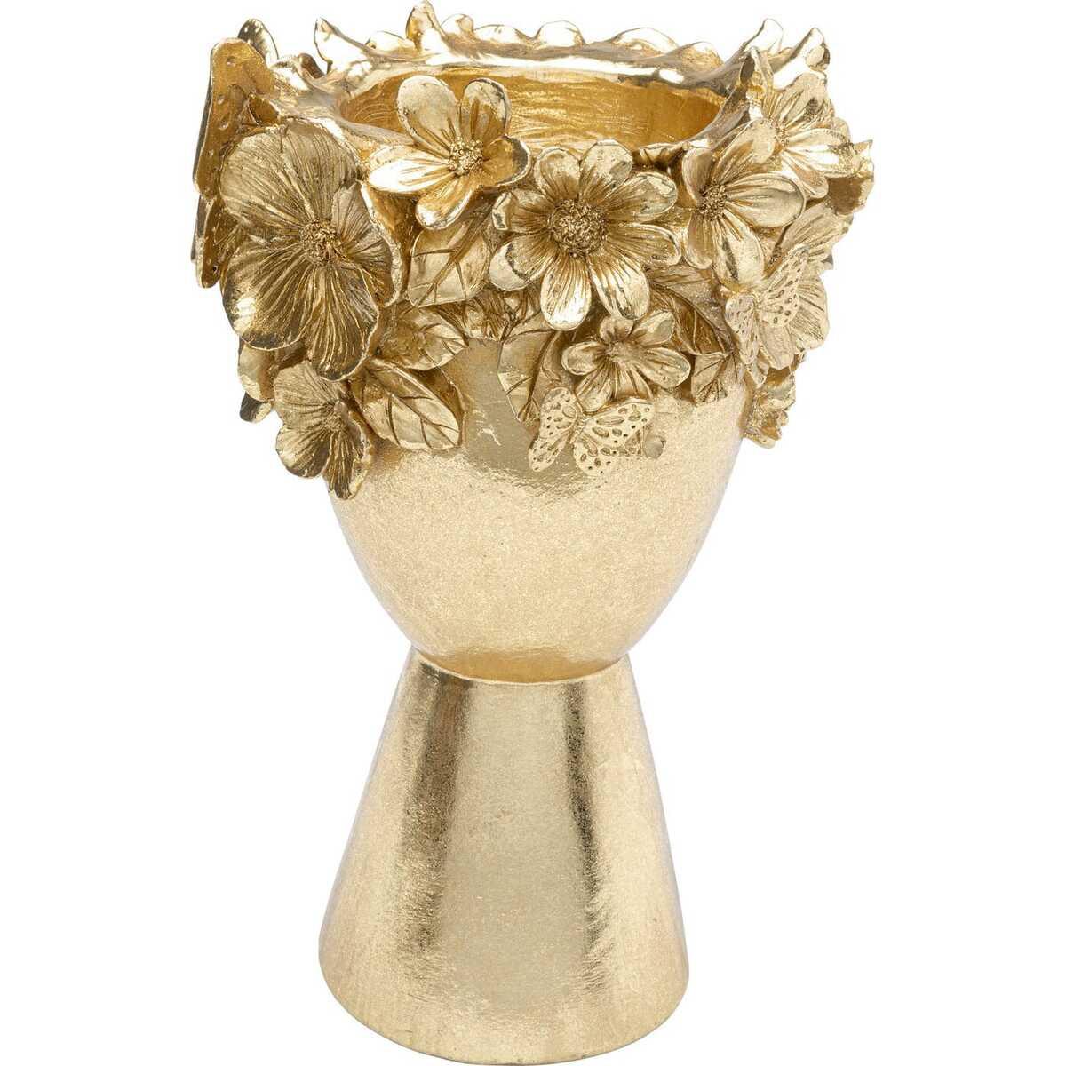 KARE Design Deko Vase Flowercrown gold 20
