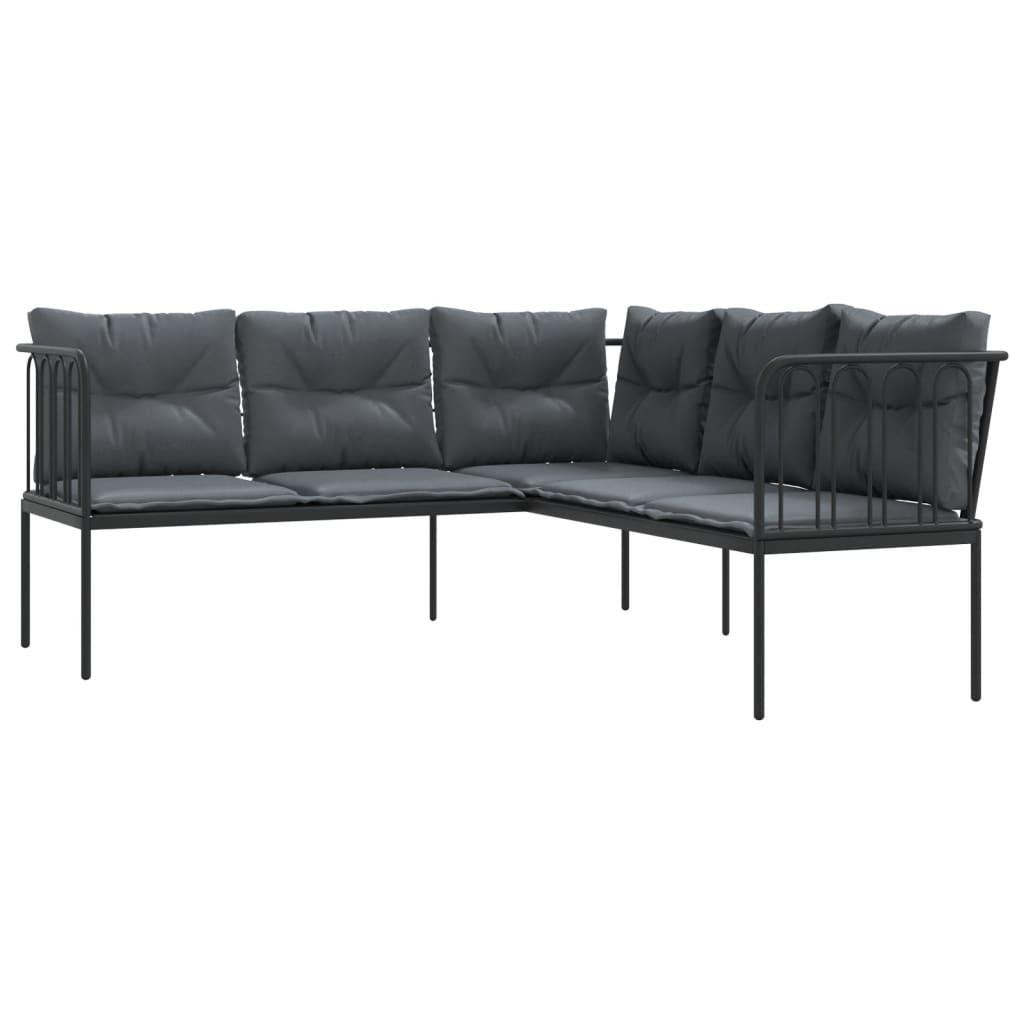 VidaXL Gartensofa stahl
