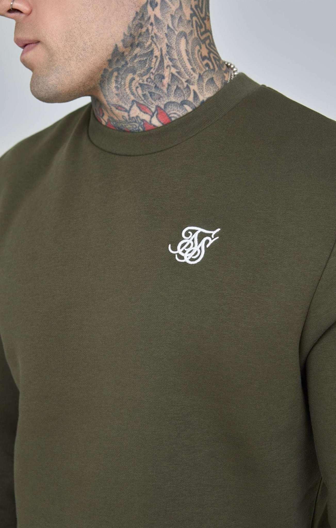 Sik Silk Sweatshirts Khaki Essential Sweatshirt