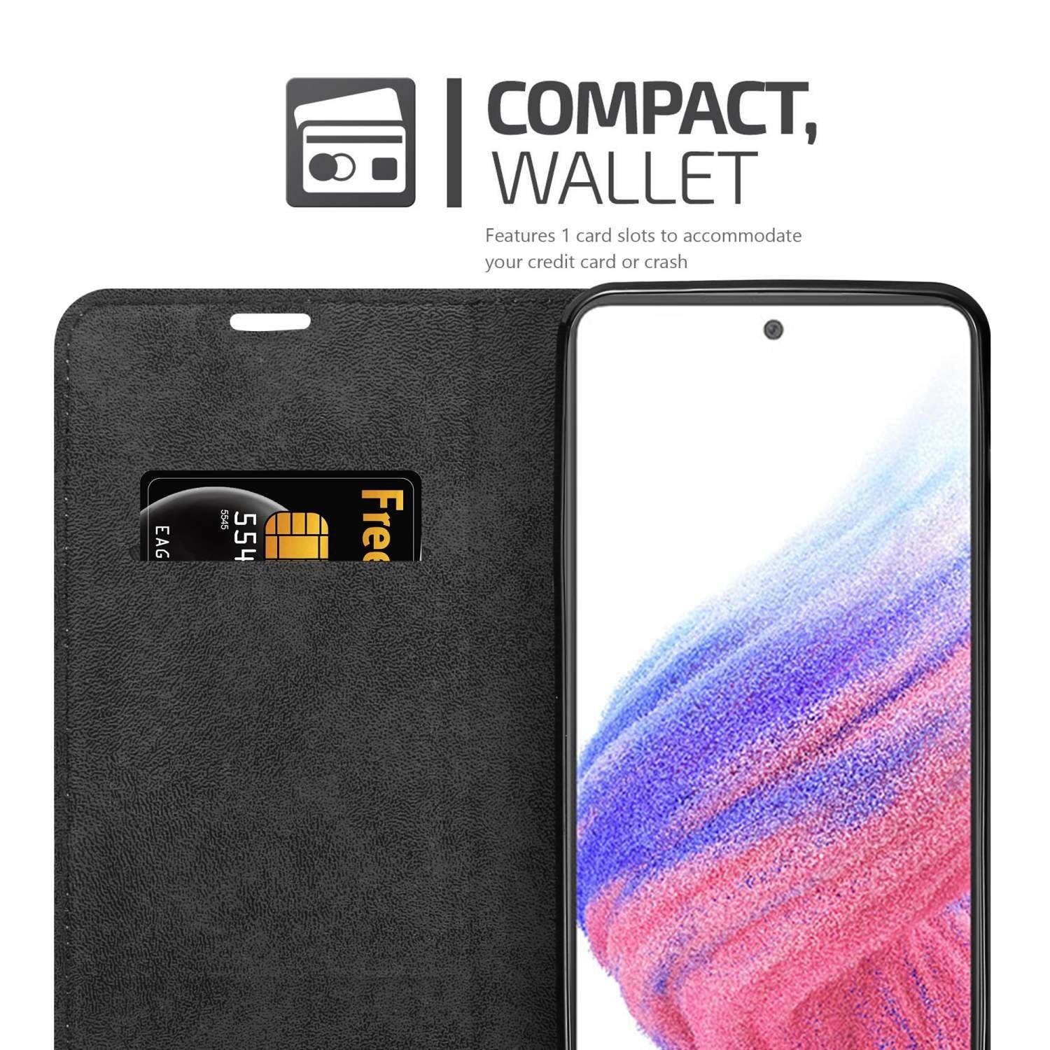 Cadorabo Hülle für Samsung Galaxy A53 5G Magnetverschluss, Kartenfach