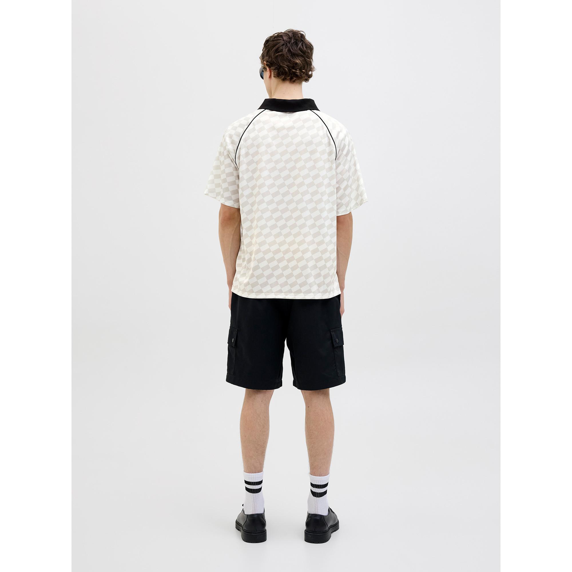 JACK & JONES Kariertes Kurzarm Poloshirt