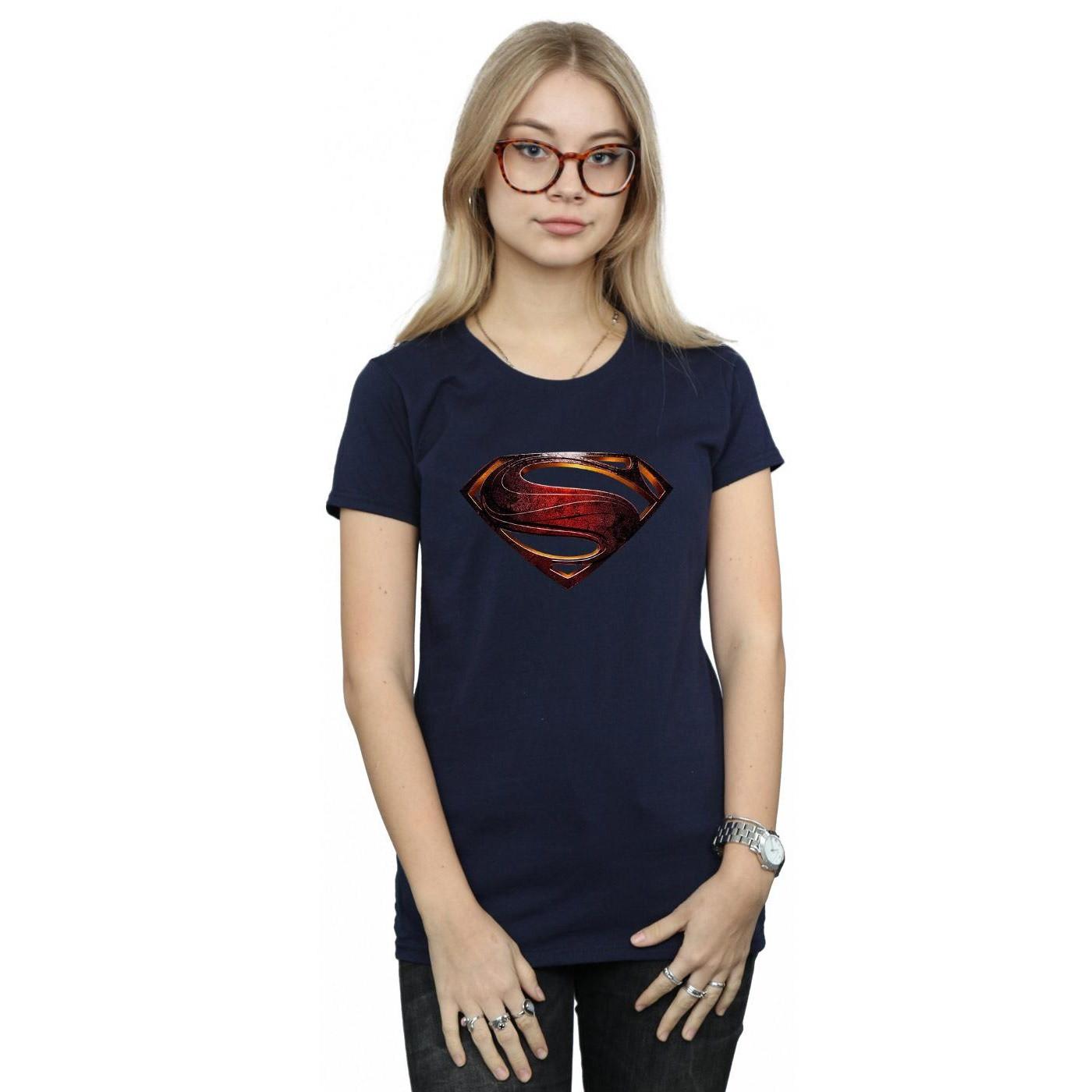 SUPERMAN Distressed Shield Logo T-Shirt