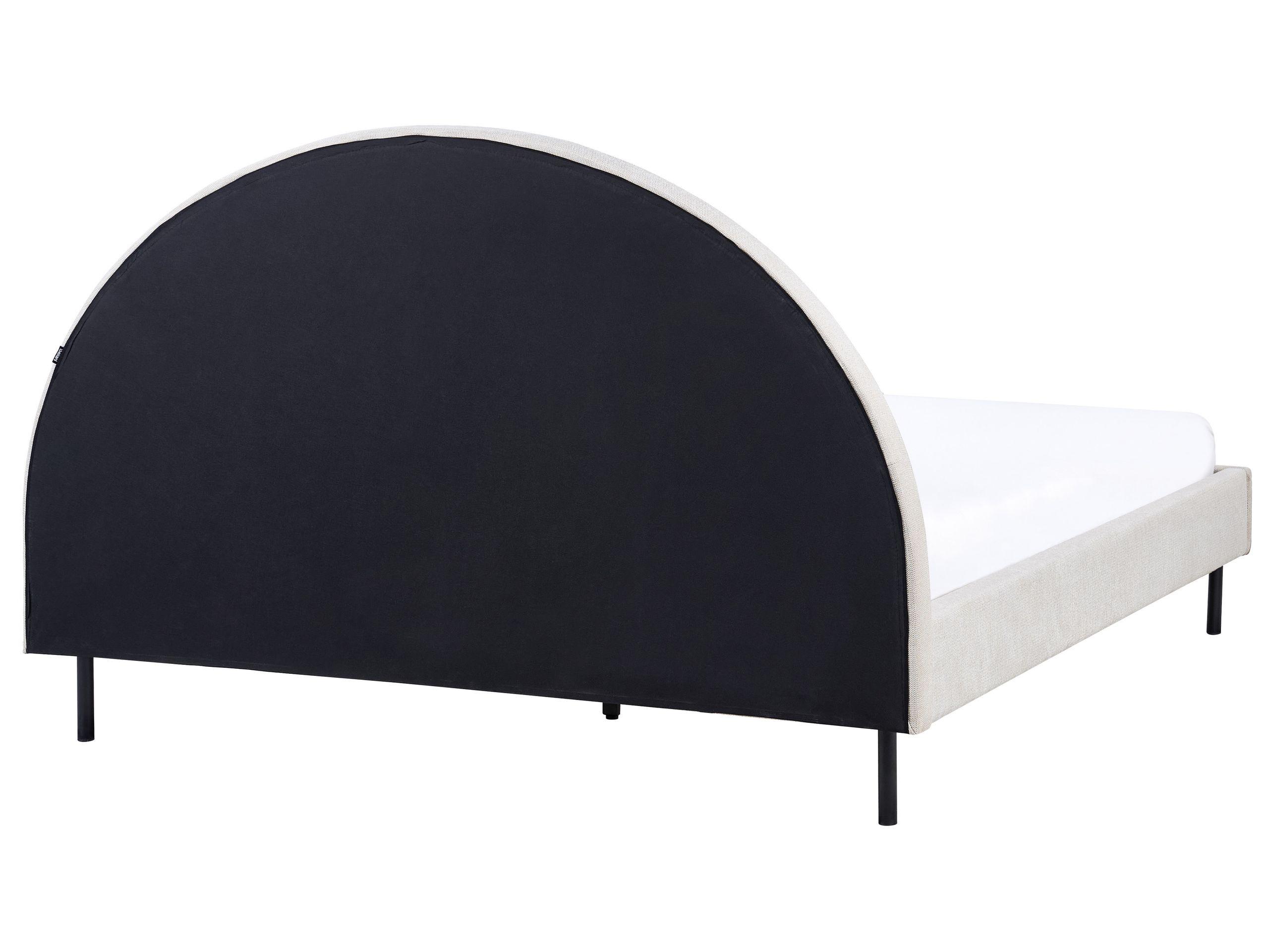 Beliani Bett mit Lattenrost aus Polyester Retro MARGUT