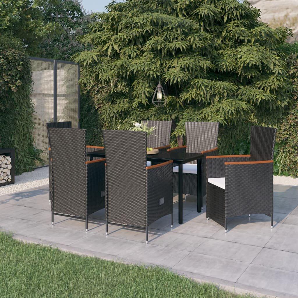 VidaXL Garten essgruppe poly-rattan