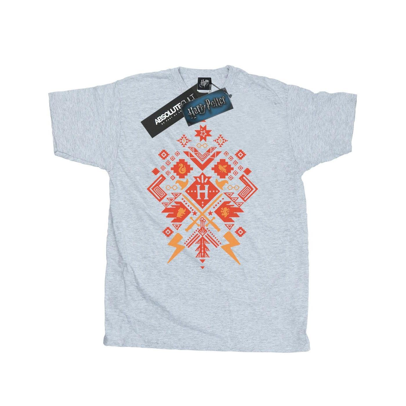 Harry Potter Regular Fit T-Shirt mit Aztekenmuster