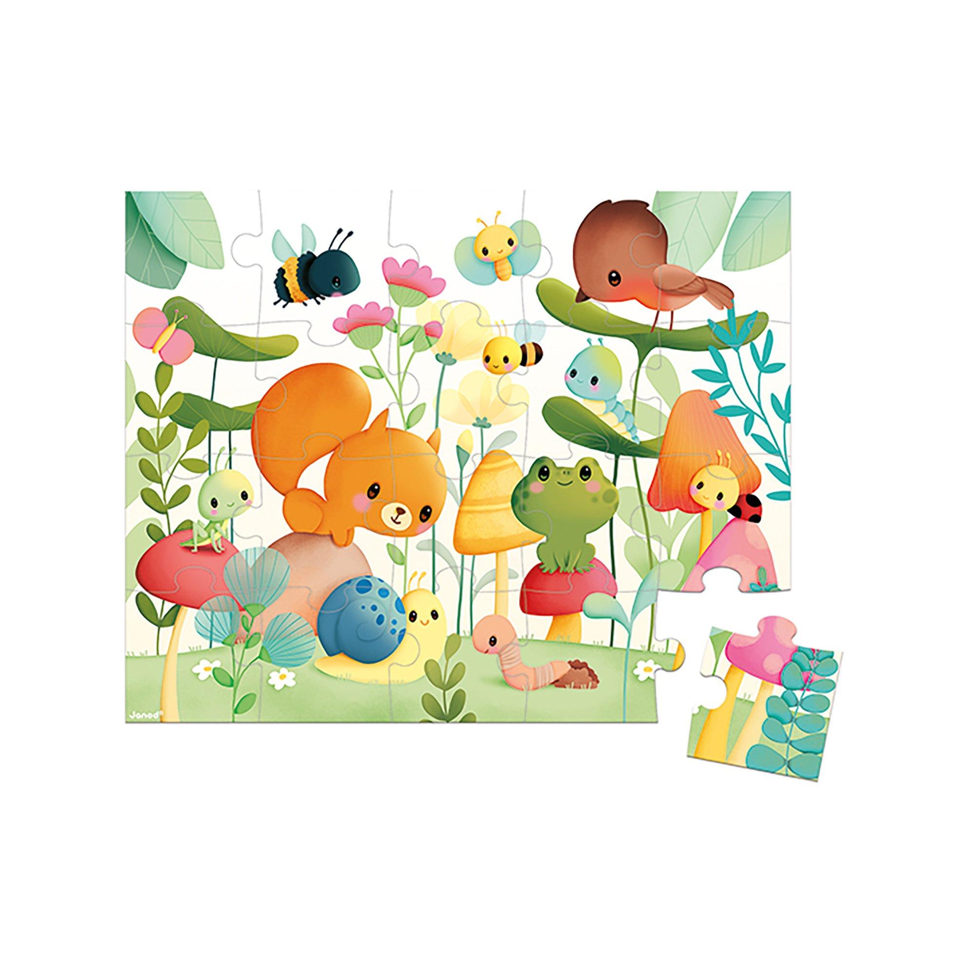 Janod Puzzle Meine Freunde im Garten