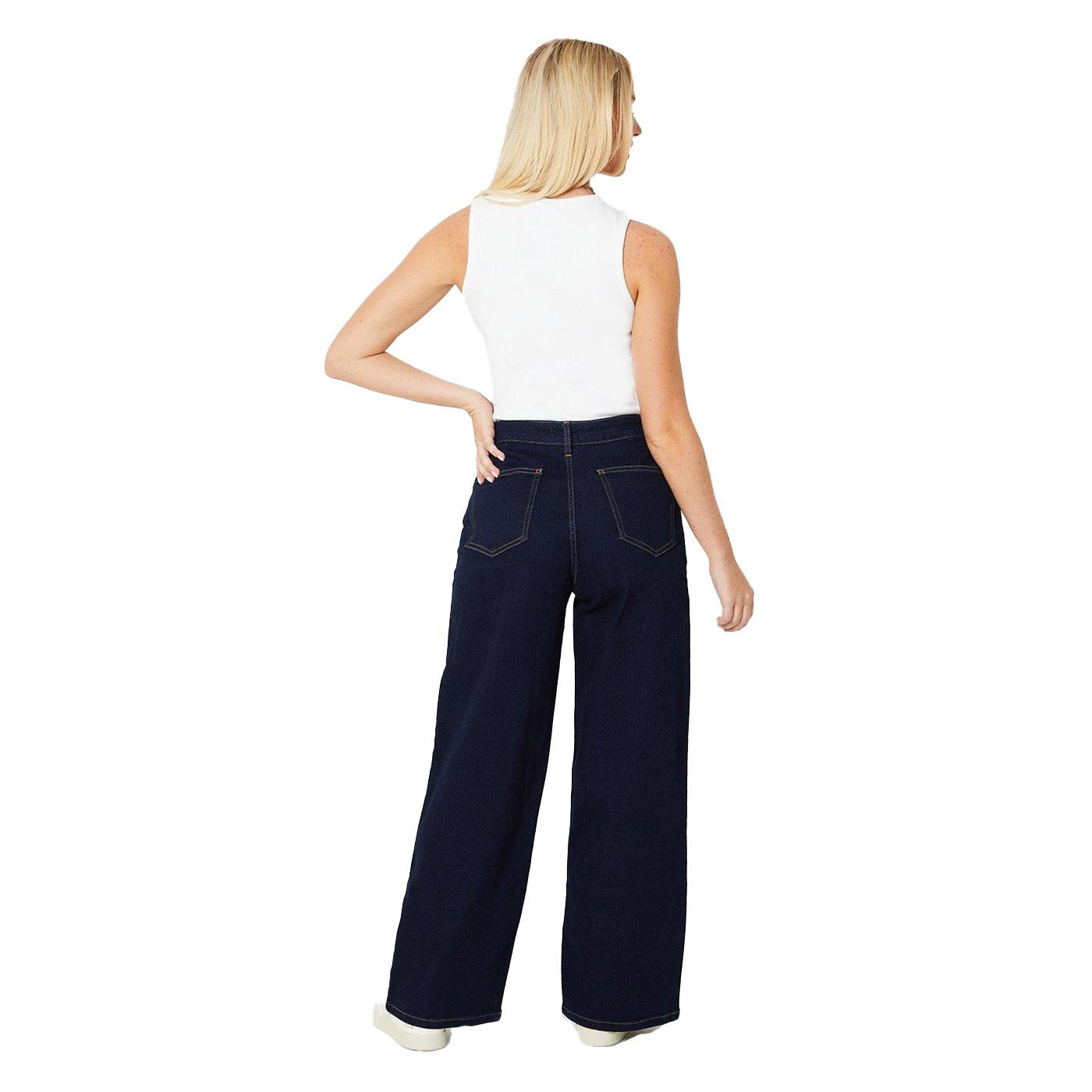 Dorothy Perkins Weites Bein High Rise Knöchellange Jeans