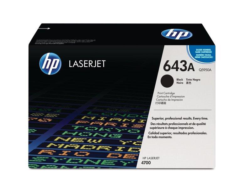 Hewlett-Packard HP Toner-Modul 643A schwarz Q5950A Color LaserJet 4700 11'000 S.