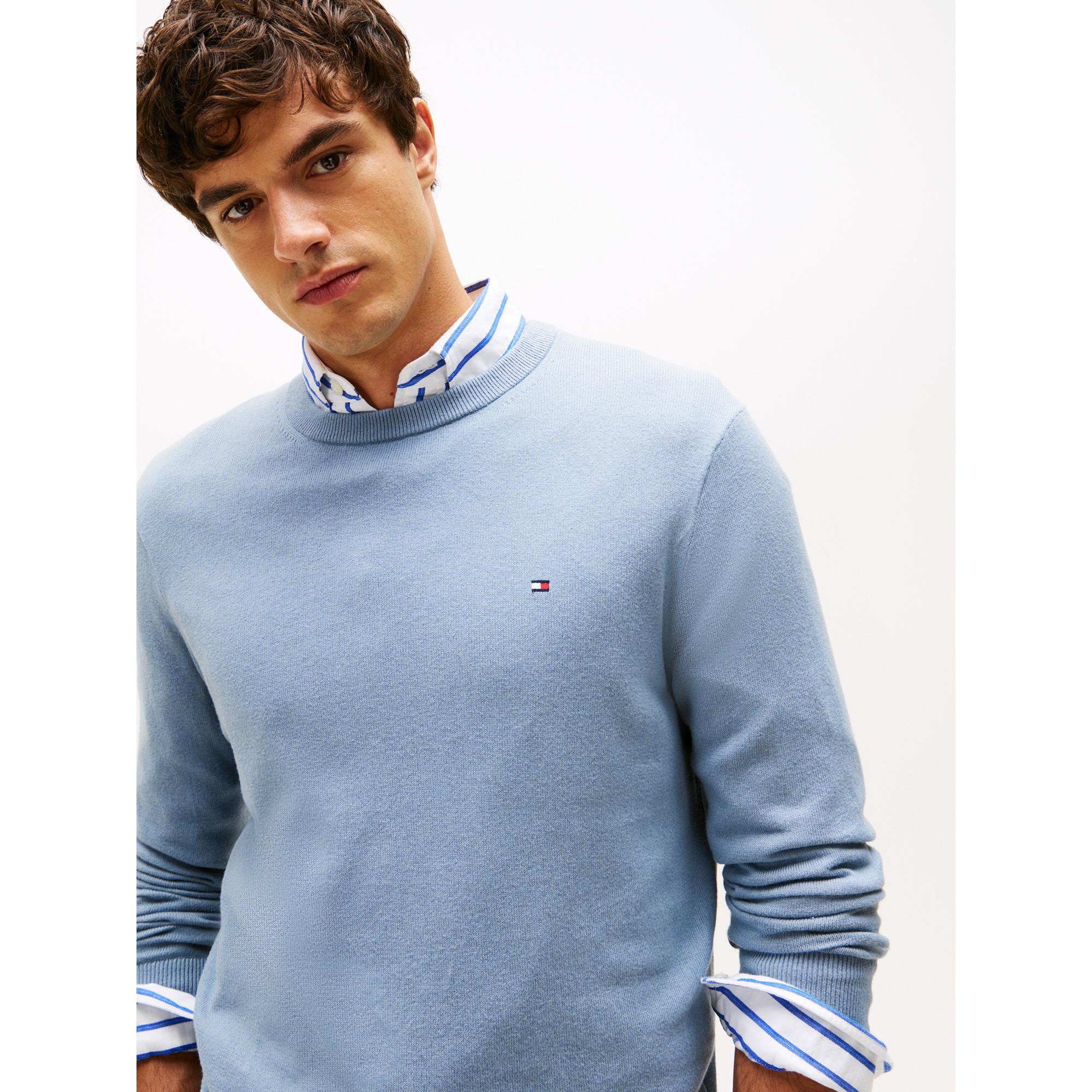 TOMMY HILFIGER PIMA ORG CTN CASHMERE CREW NECK Cashmere Pullover