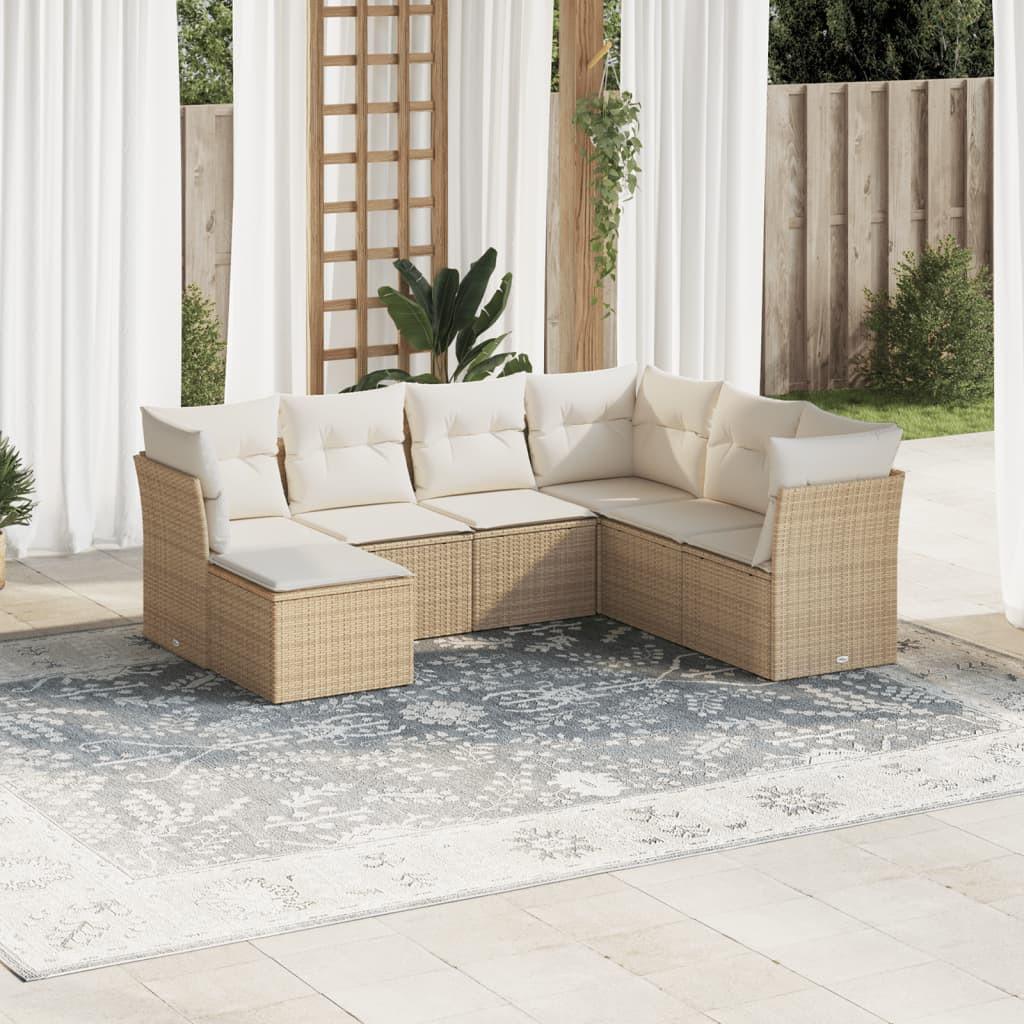 VidaXL Garten sofagarnitur poly-rattan