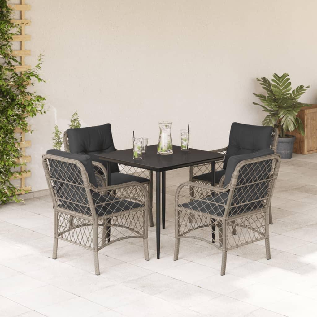 VidaXL Garten essgruppe poly-rattan