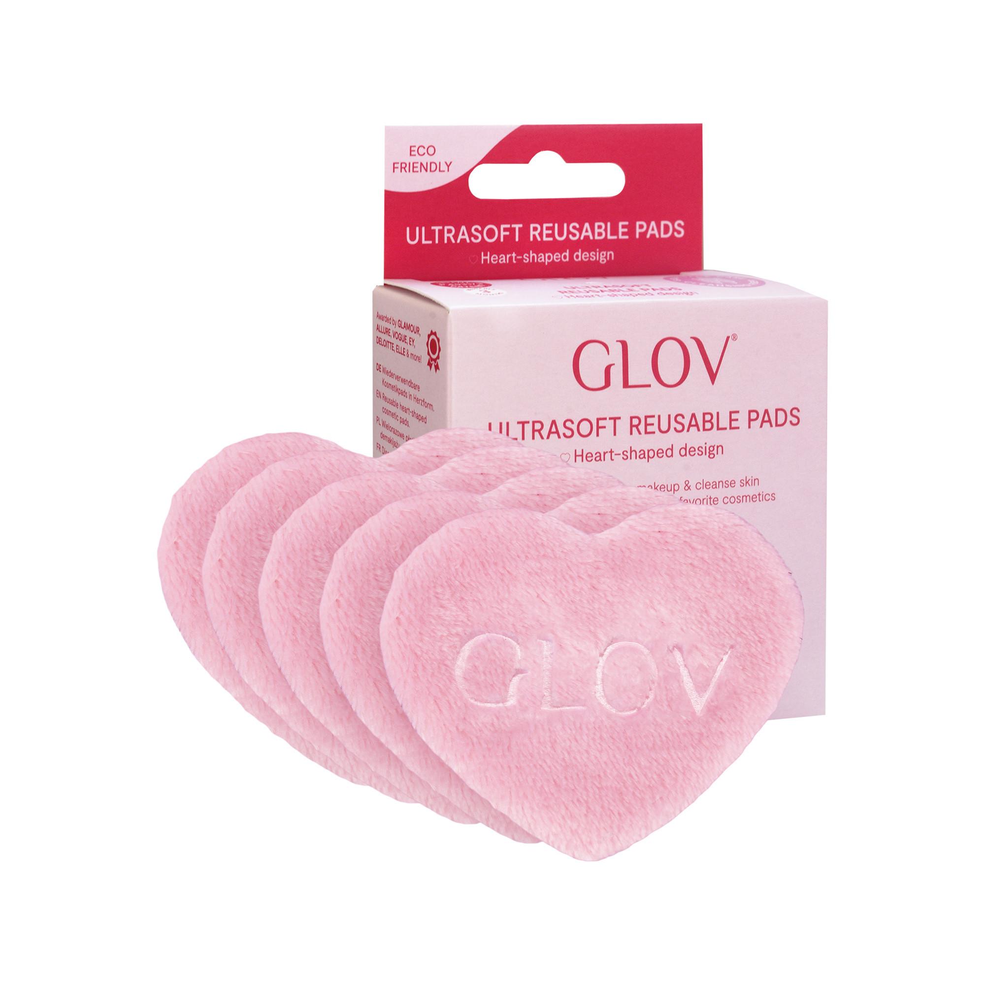 GLOV Glov Heart Shape Reusable Pads Wiederverwendbare Kosmetikpads in Herzform