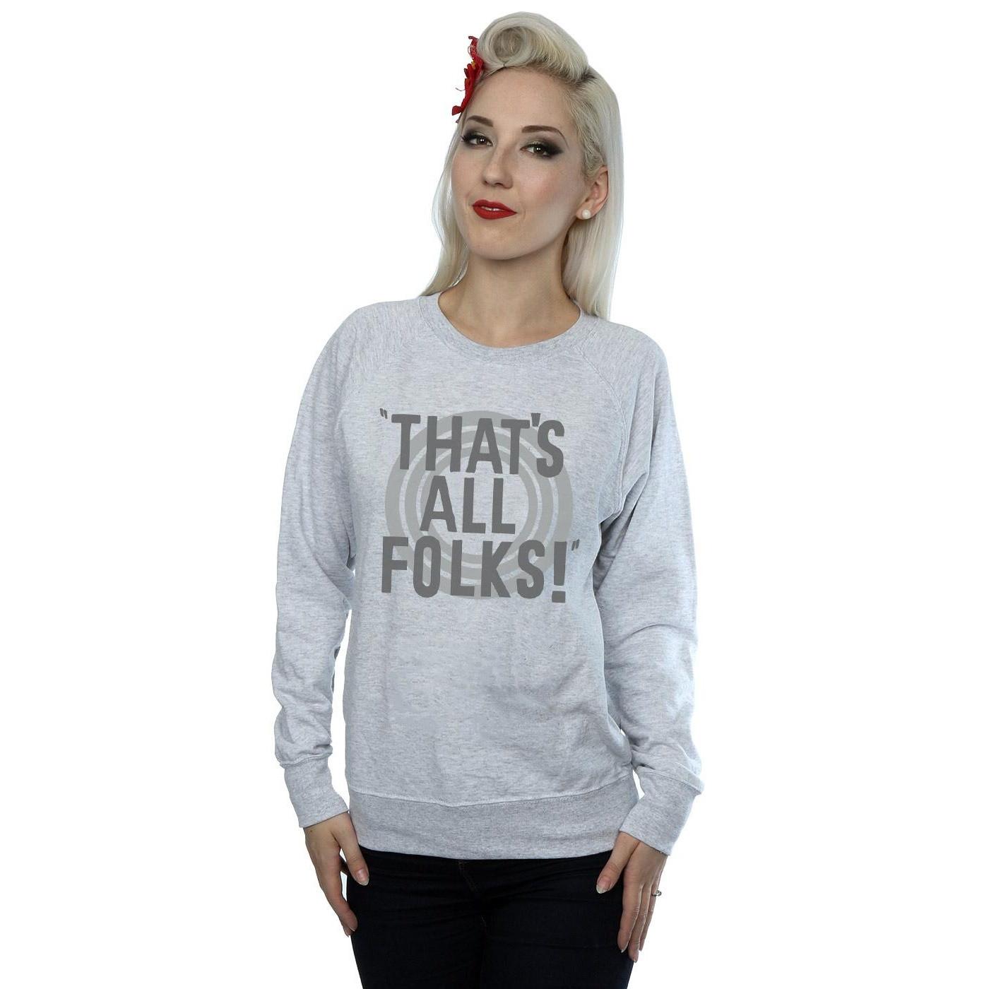LOONEY TUNES That's All Folks Sweatshirt