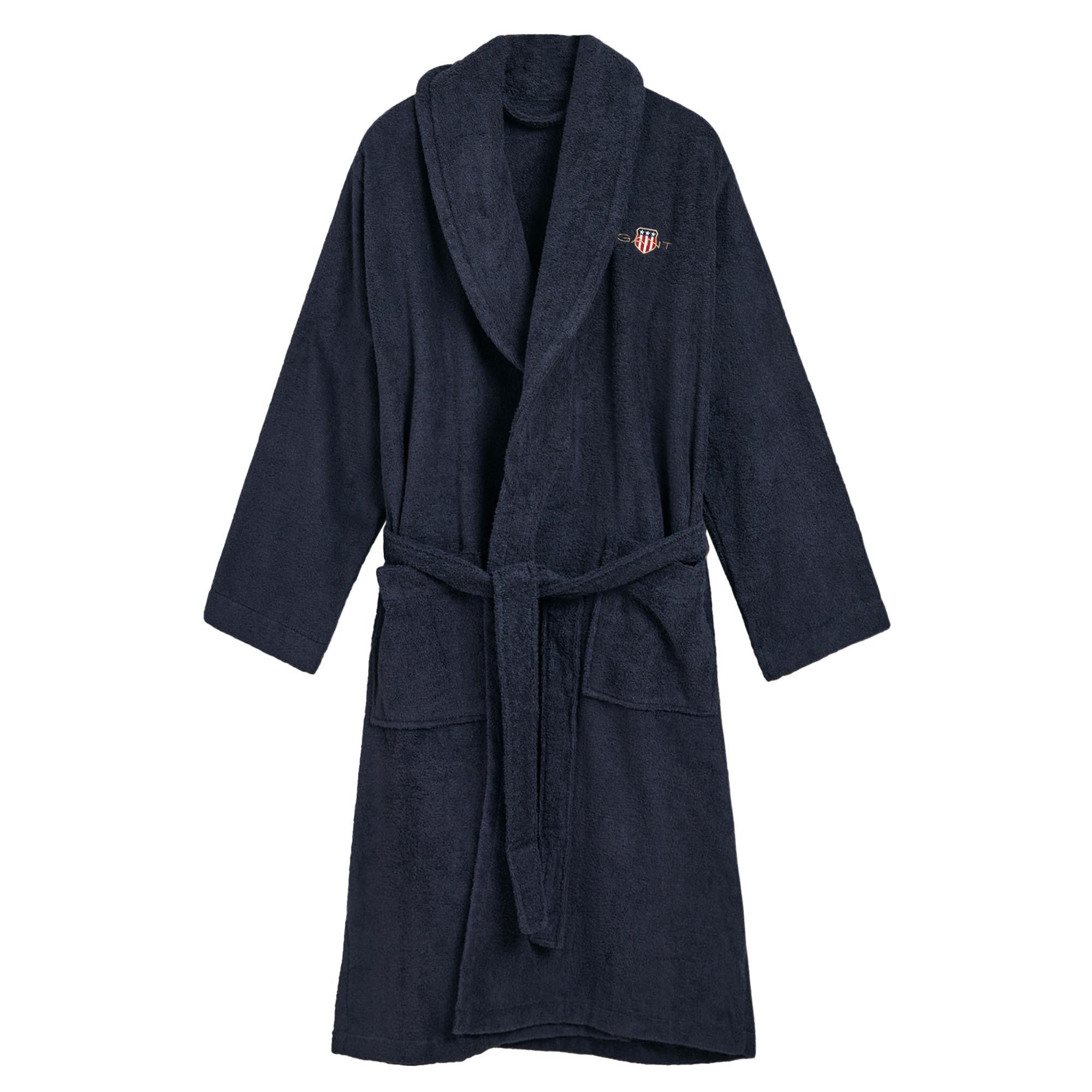 GANT Bademantel Bequem sitzend-ARCHIVE SHIELD TERRY ROBE