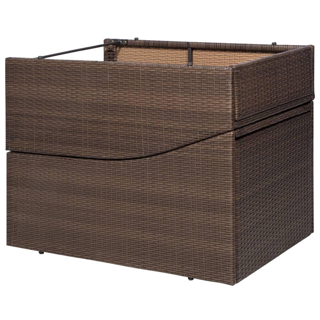VidaXL Sonnenliege poly-rattan
