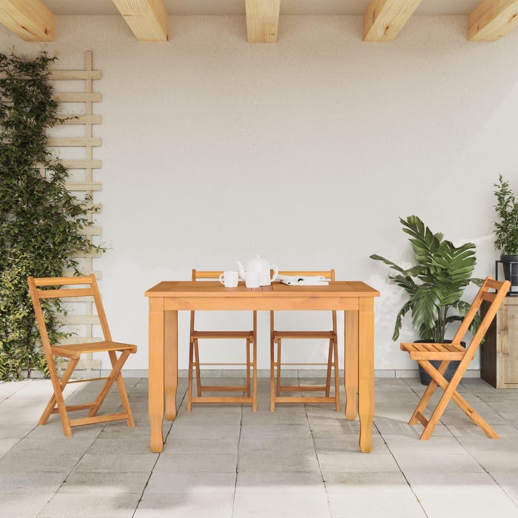 VidaXL Klappbarer bistrostuhl akazienholz
