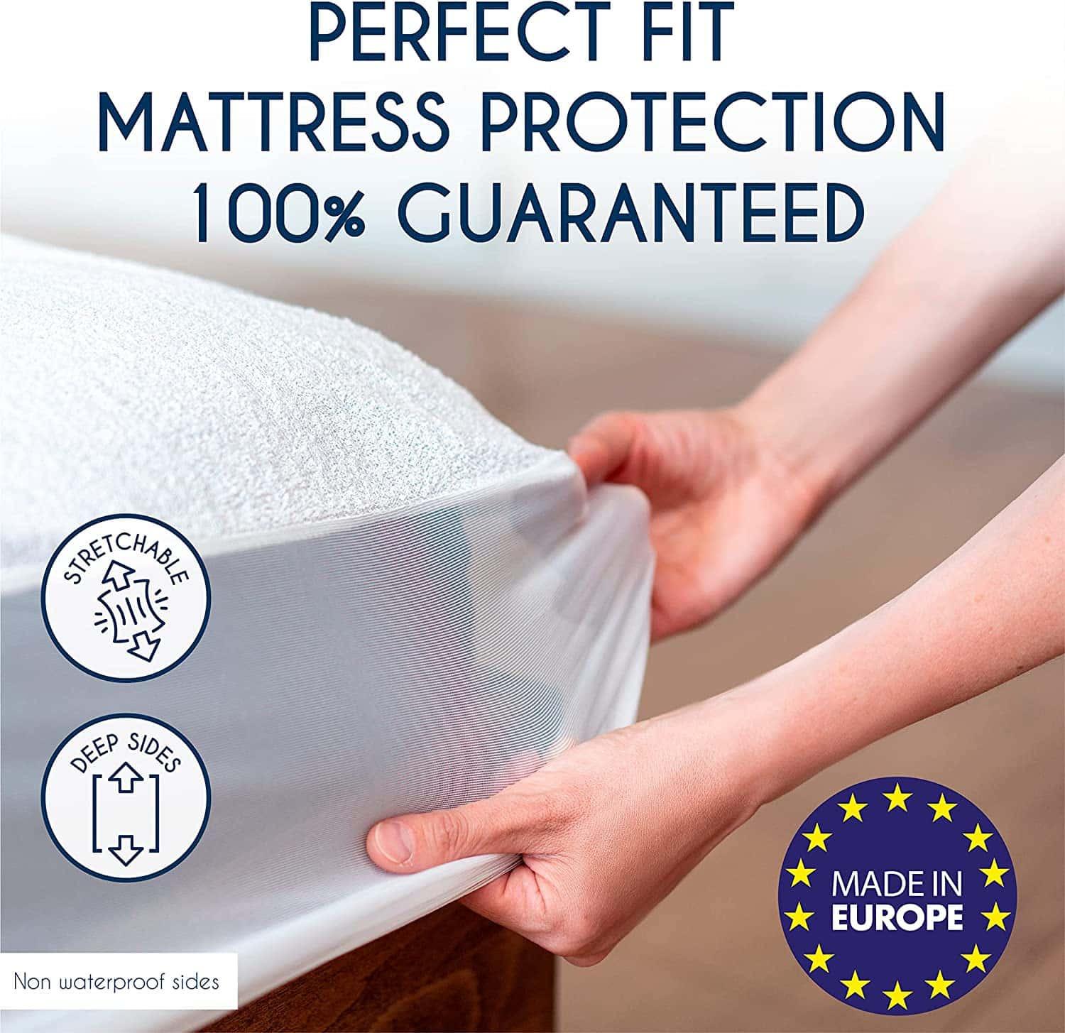 Mara Vital Matratzenschoner Matratzenschutz Matratzenauflage wasserdicht, atmungsaktiv und waschbar