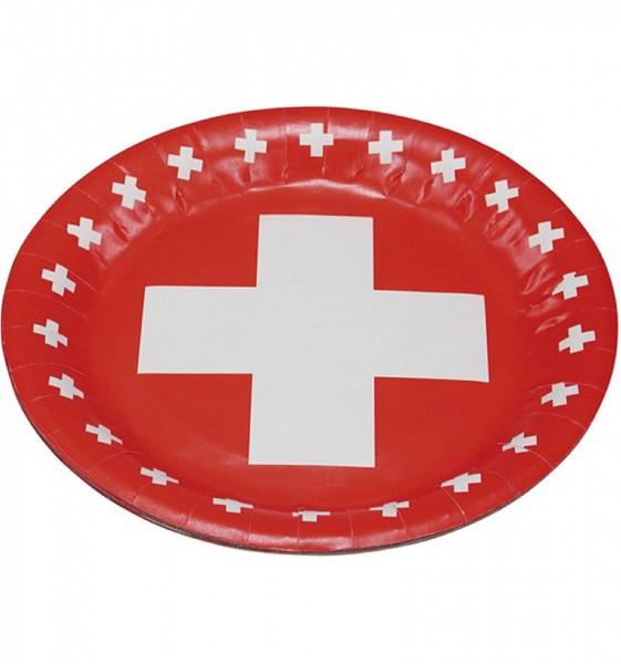 weco Kartonteller CH-Kreuz