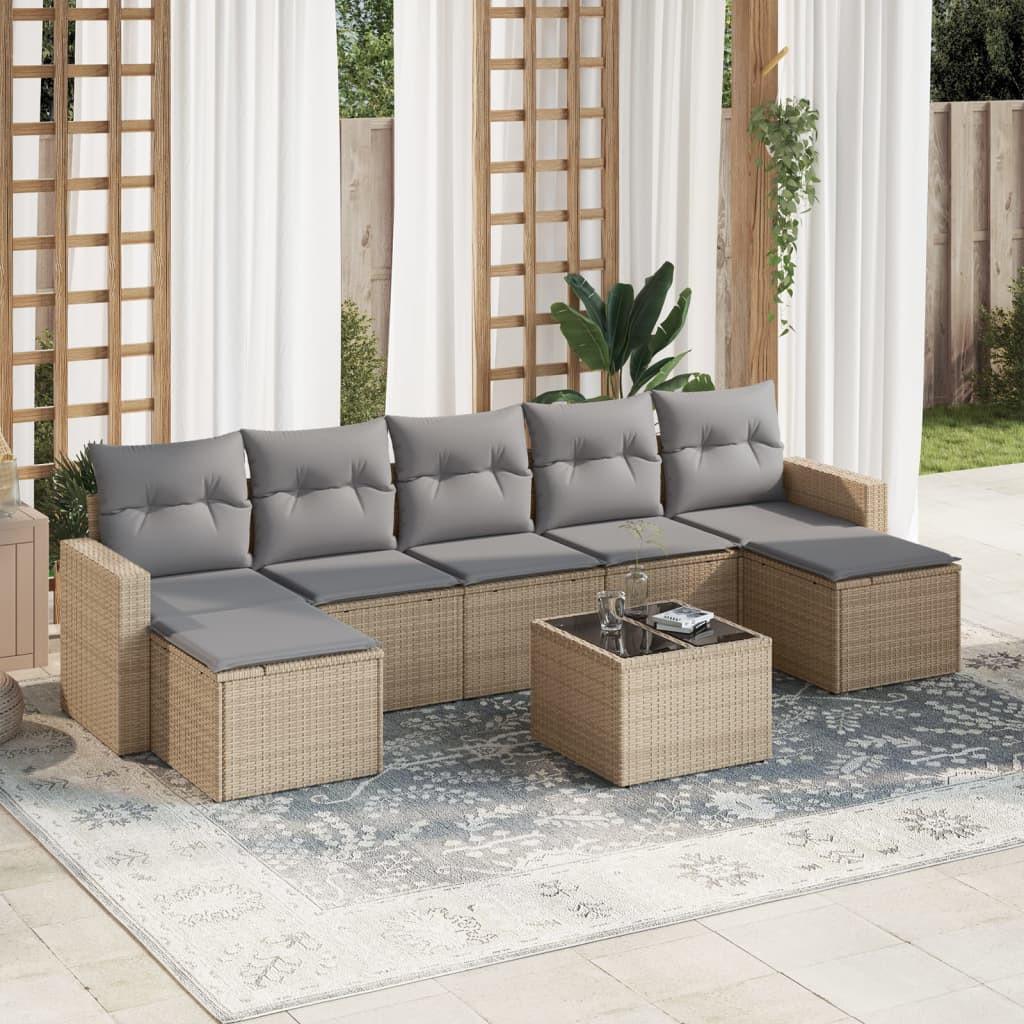 VidaXL Garten sofagarnitur poly-rattan