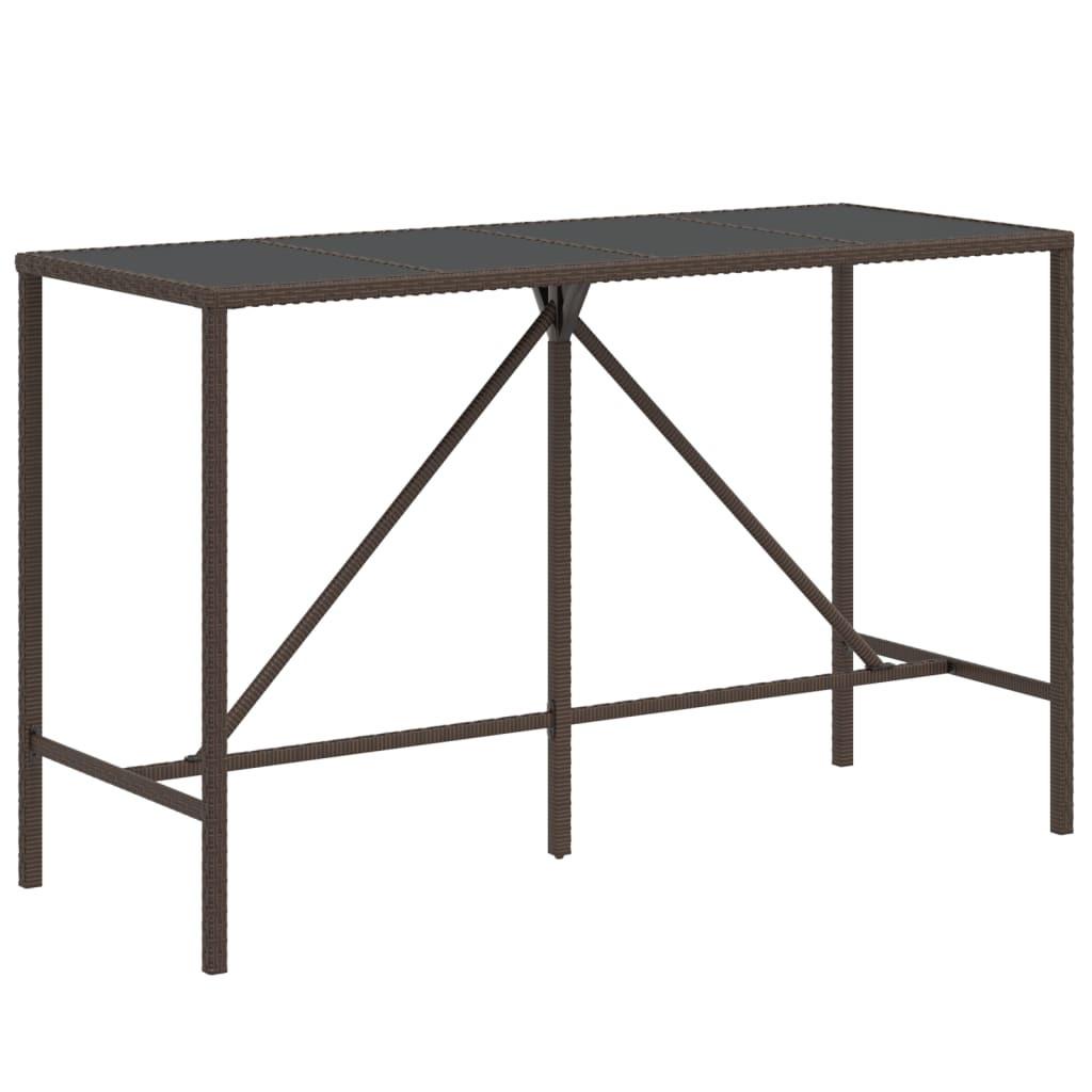 VidaXL Gartenbar set poly-rattan
