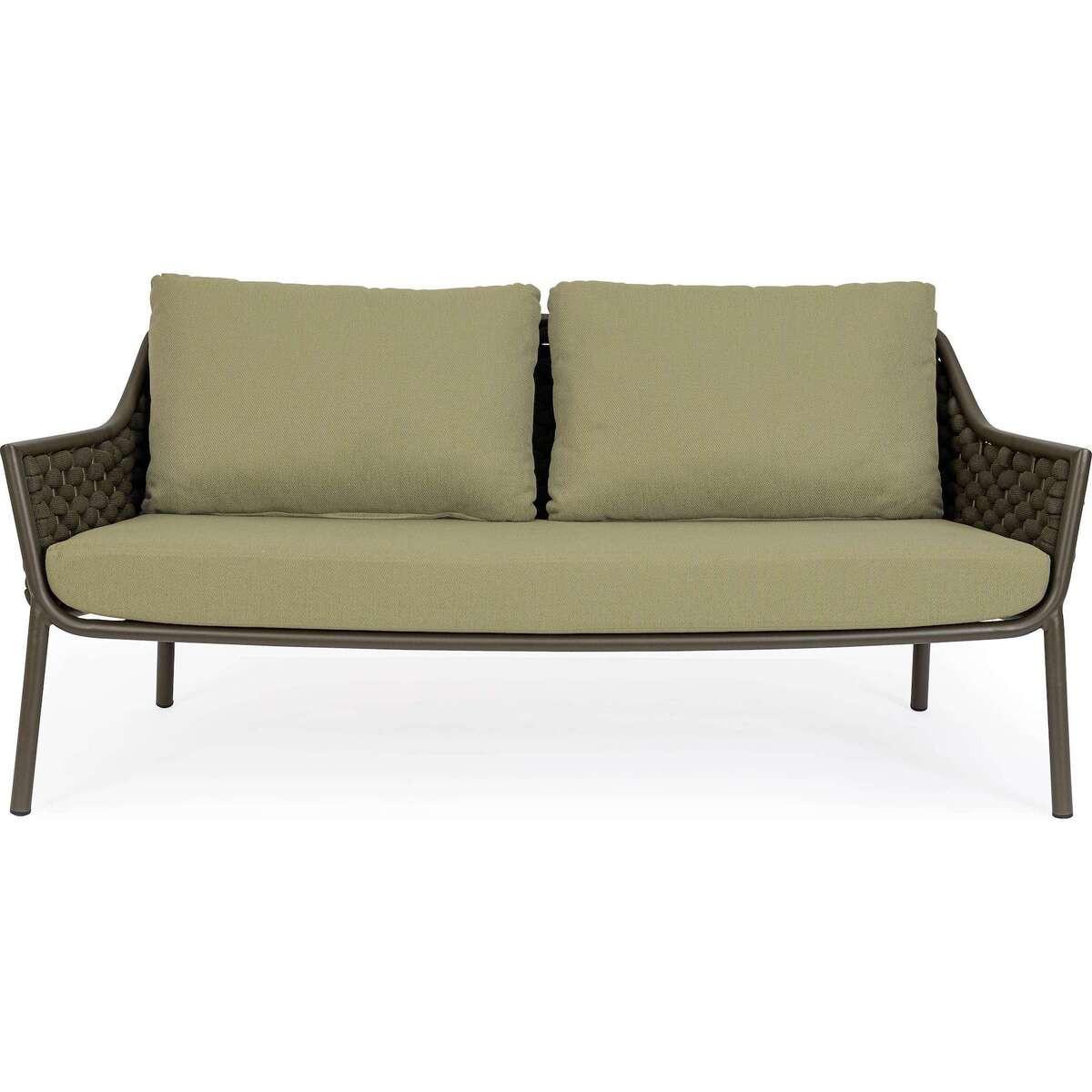 mutoni Gartensofa Everly 2-Sitzer olive