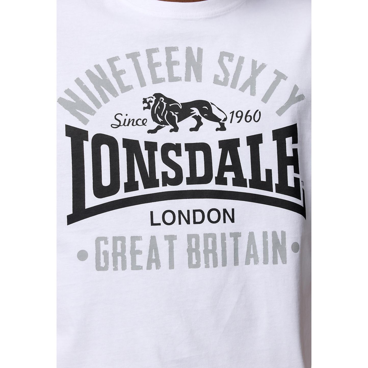 LONSDALE Kilchoan Logo Print T-Shirt
