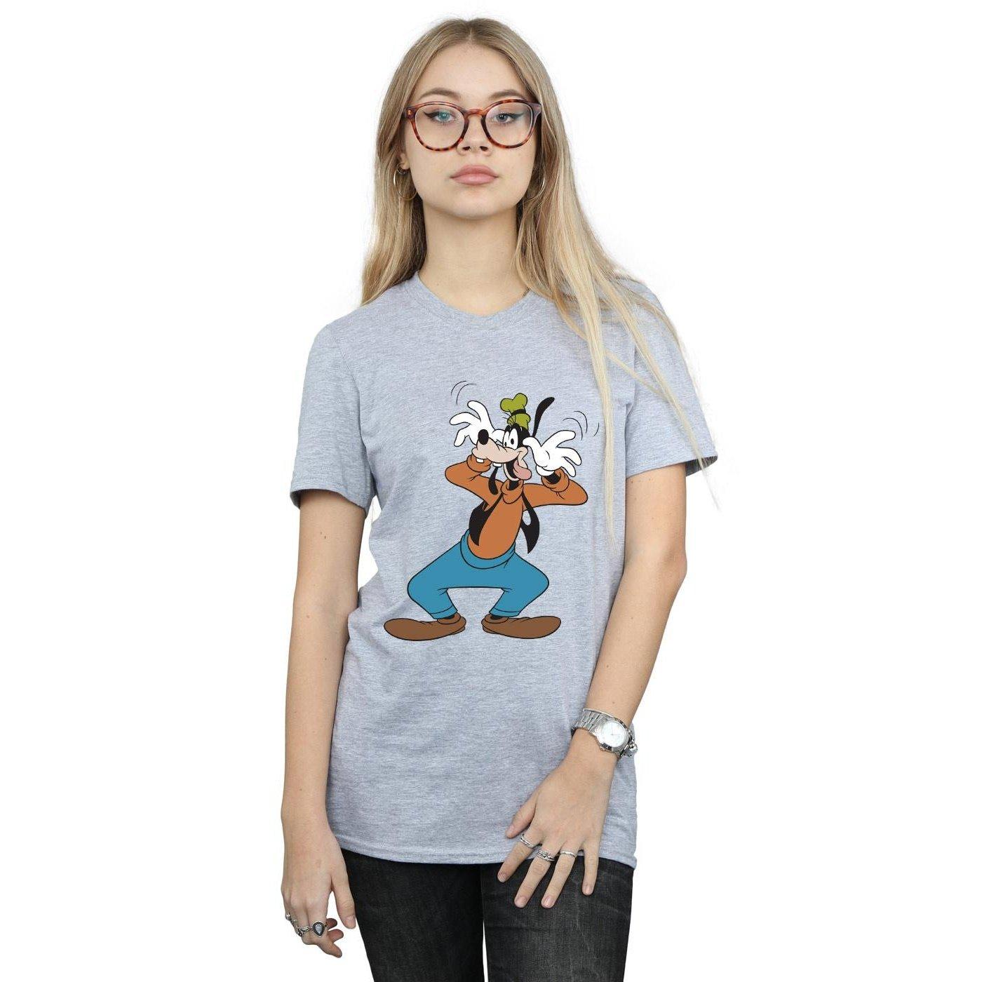 Disney Goofy Print Kurzarm T-Shirt