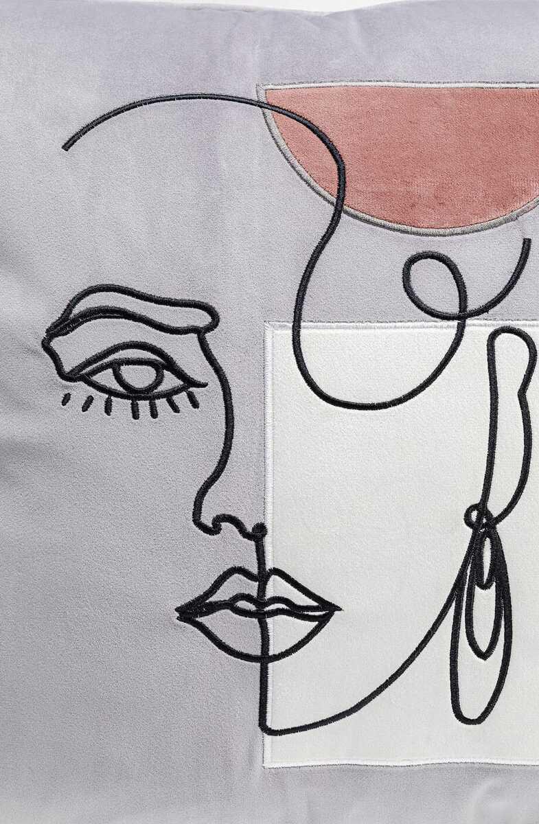 KARE Design Kissen Mademoiselle 45x45