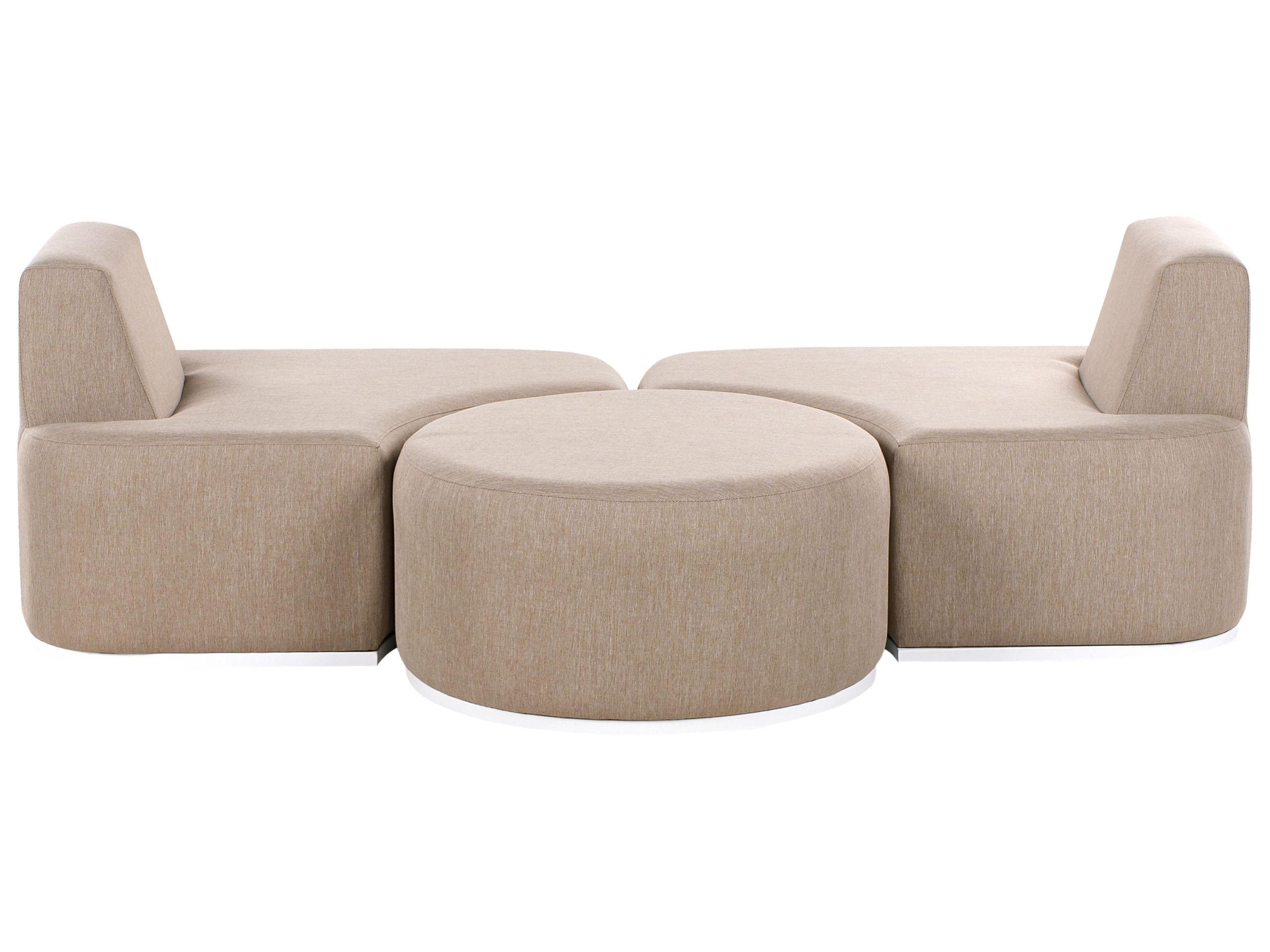 Beliani Lounge Set aus Polyester Skandinavisch FABRO