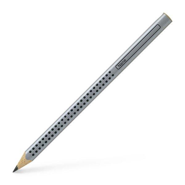 Faber-Castell FABER-CASTELL Bleistift Jumbo GRIP B 111900 3-eckig, silber
