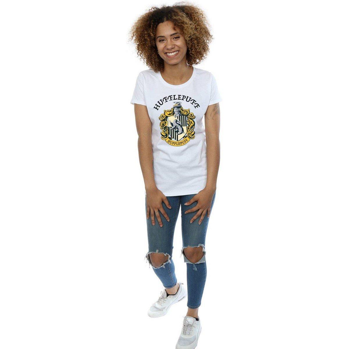 Harry Potter Hufflepuff Wappen Kurzarm T-Shirt