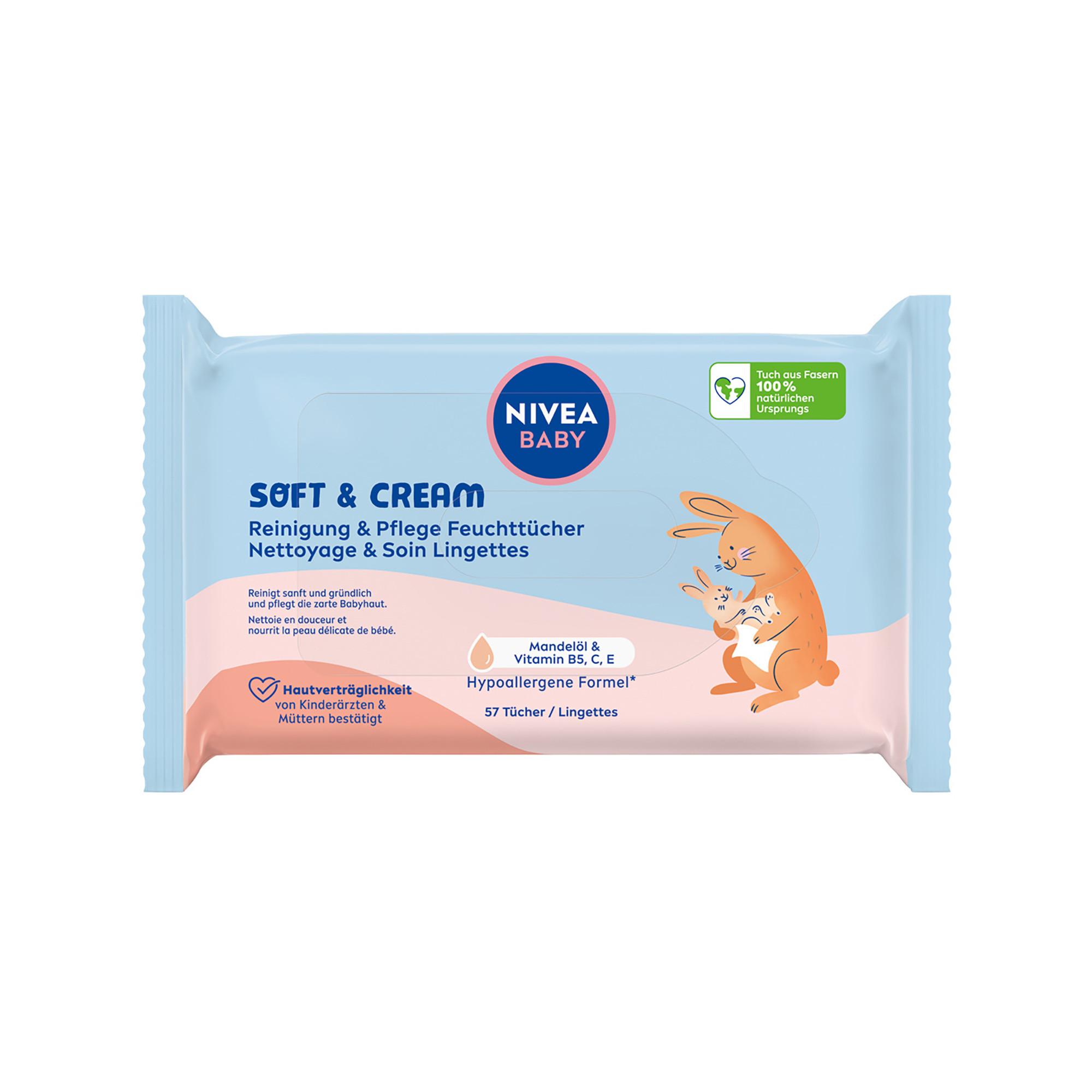 NIVEA Baby SOFT & CREAM Feuchttücher