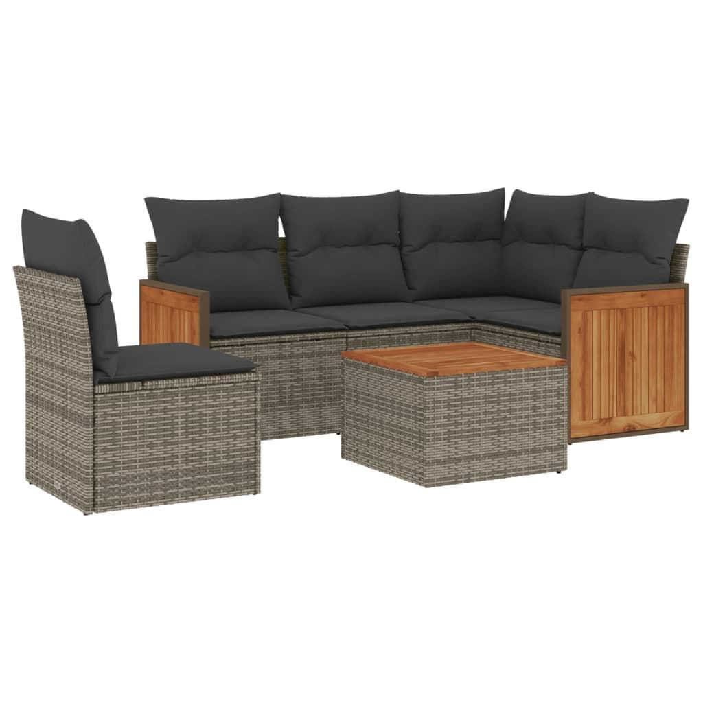 VidaXL Garten sofagarnitur poly-rattan