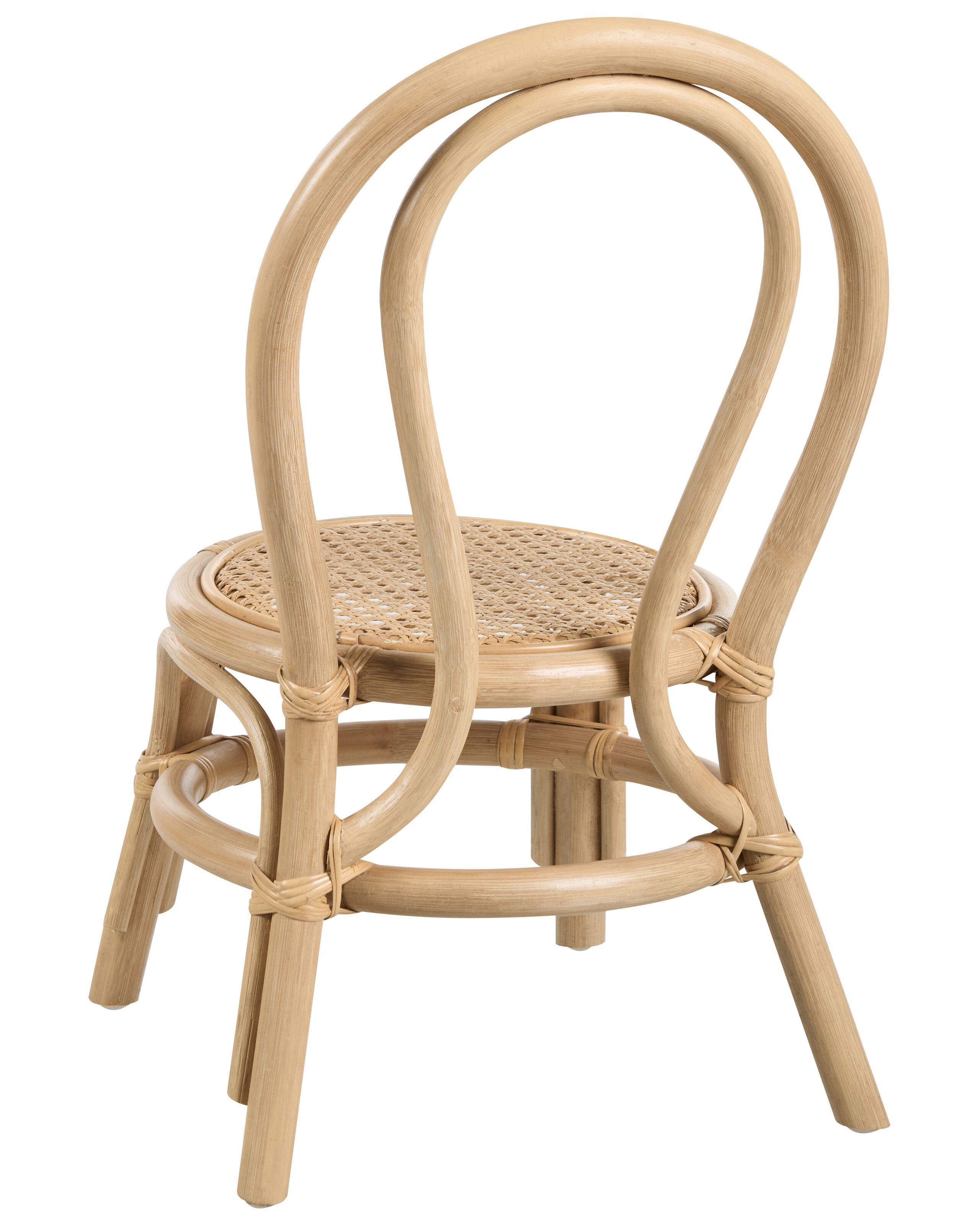 Beliani Kindersessel aus Rattan Boho KALIVIA
