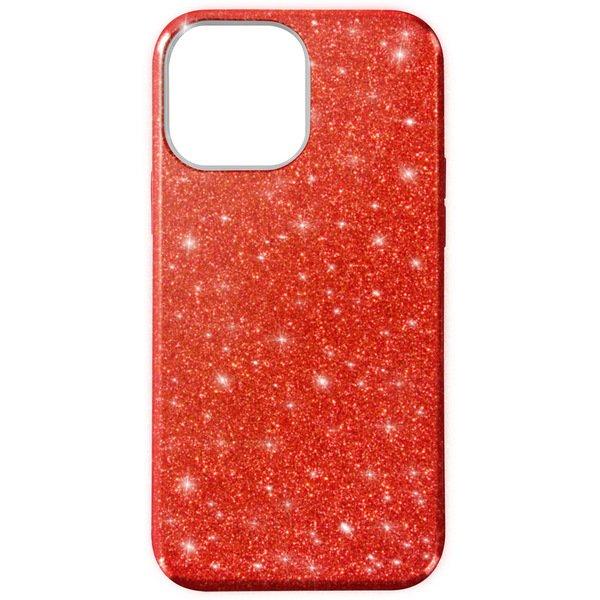 Avizar Glitter Hülle iPhone 13 Pro Max Rot