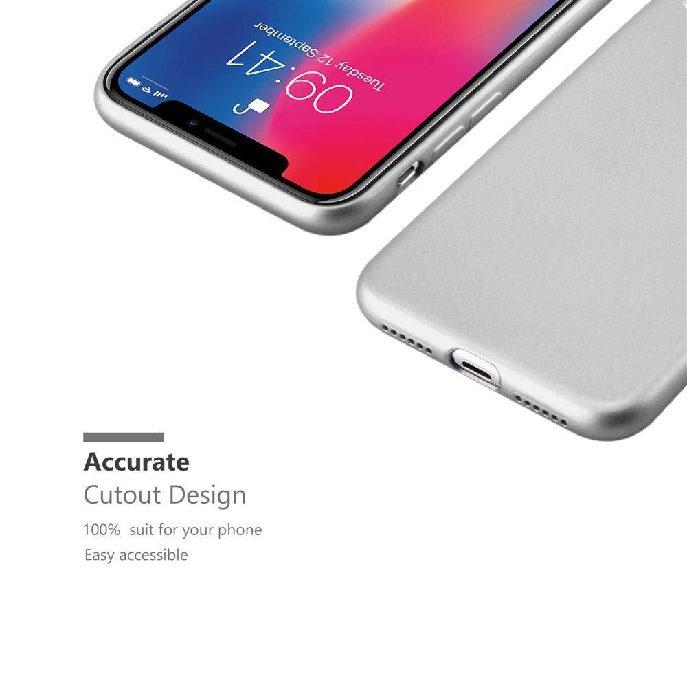 Cadorabo Hülle für Apple iPhone X / XS TPU Silikon Matt