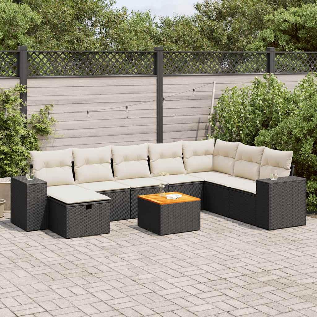 VidaXL Gartensofa set poly-rattan