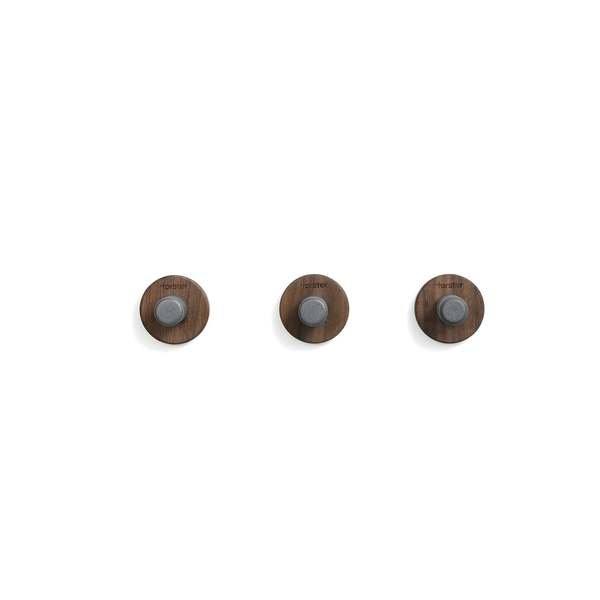Forster Home Magnetischer Haken Rund Walnuss