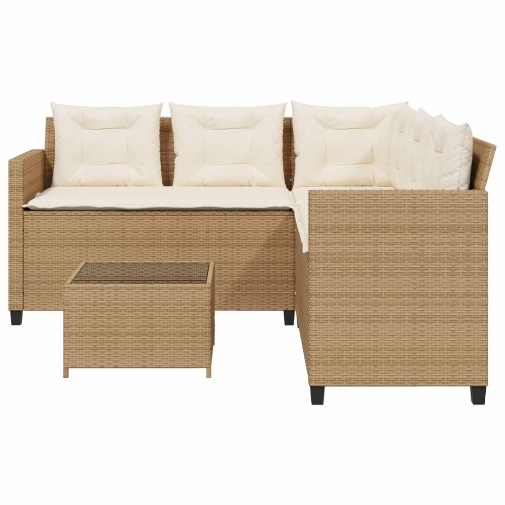 VidaXL Gartensofa poly-rattan